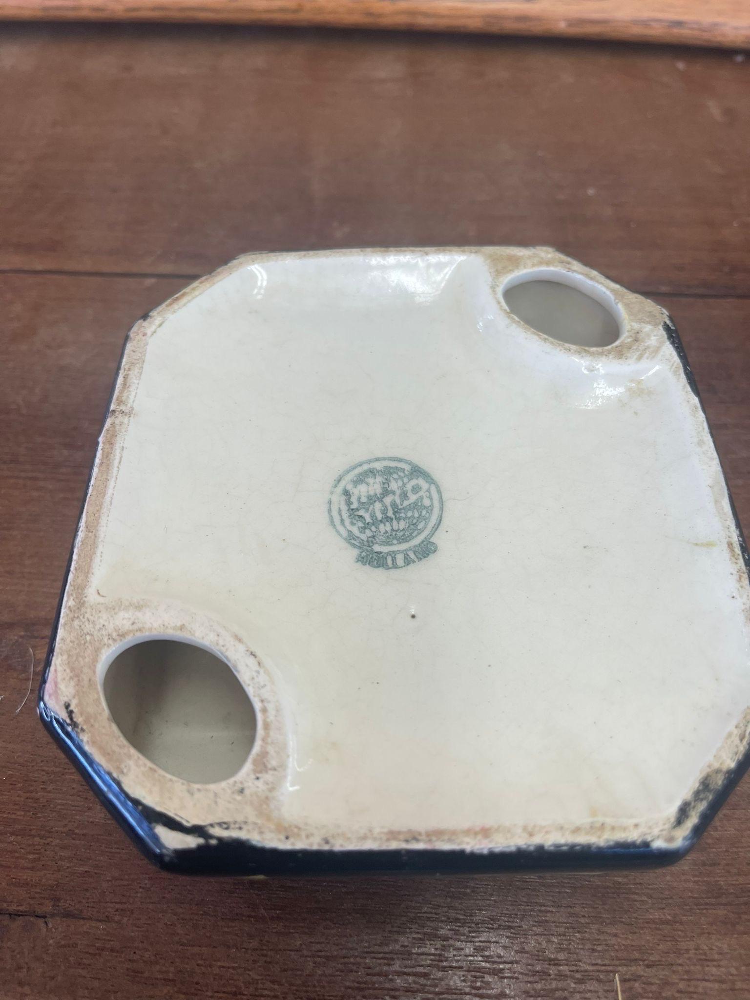 Vintage Keramik Hand gemalt Aschenbecher. Importiert aus Holland. im Angebot 3