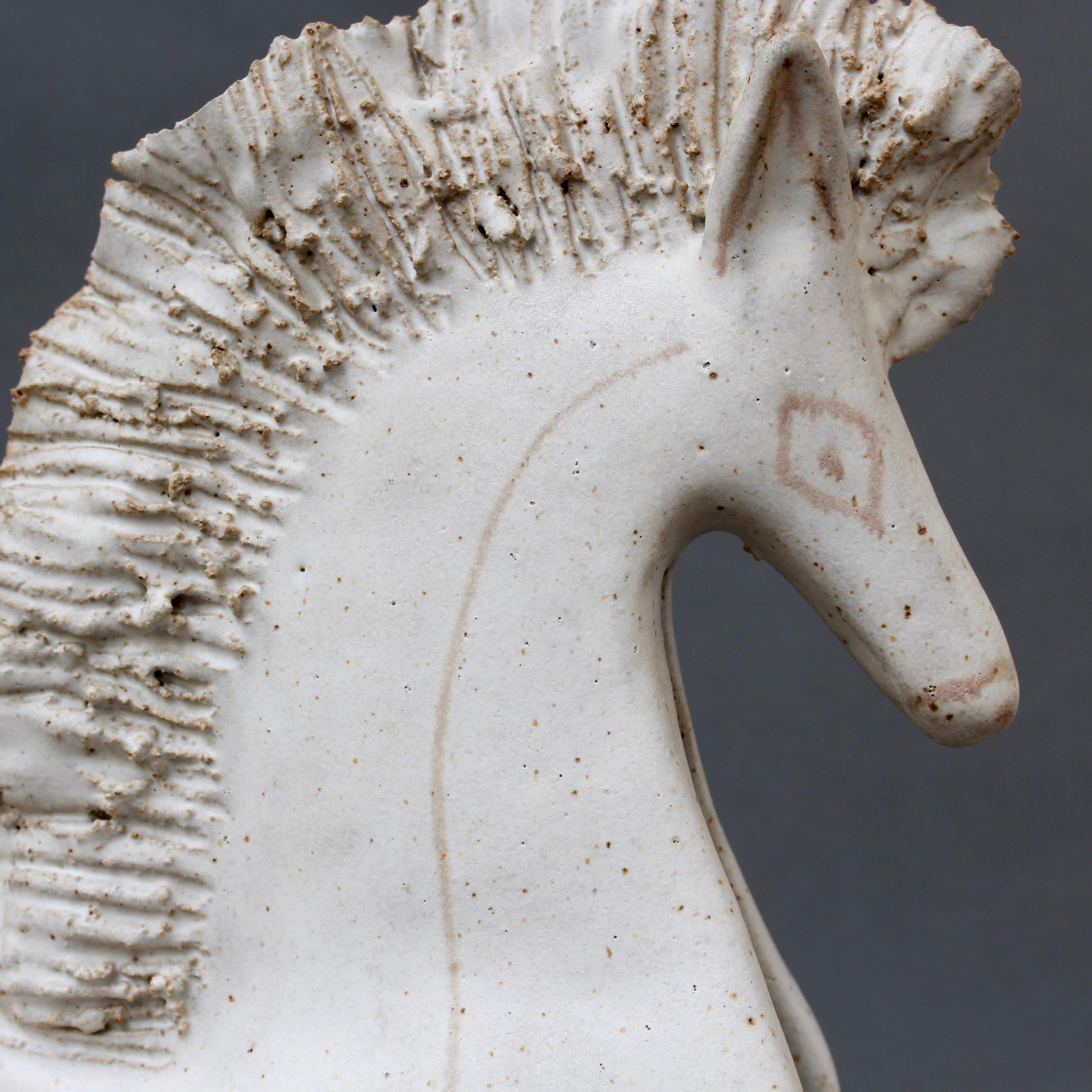 Vintage Ceramic Horse by Bruno Gambone (circa 1970s) - Large For Sale 10
