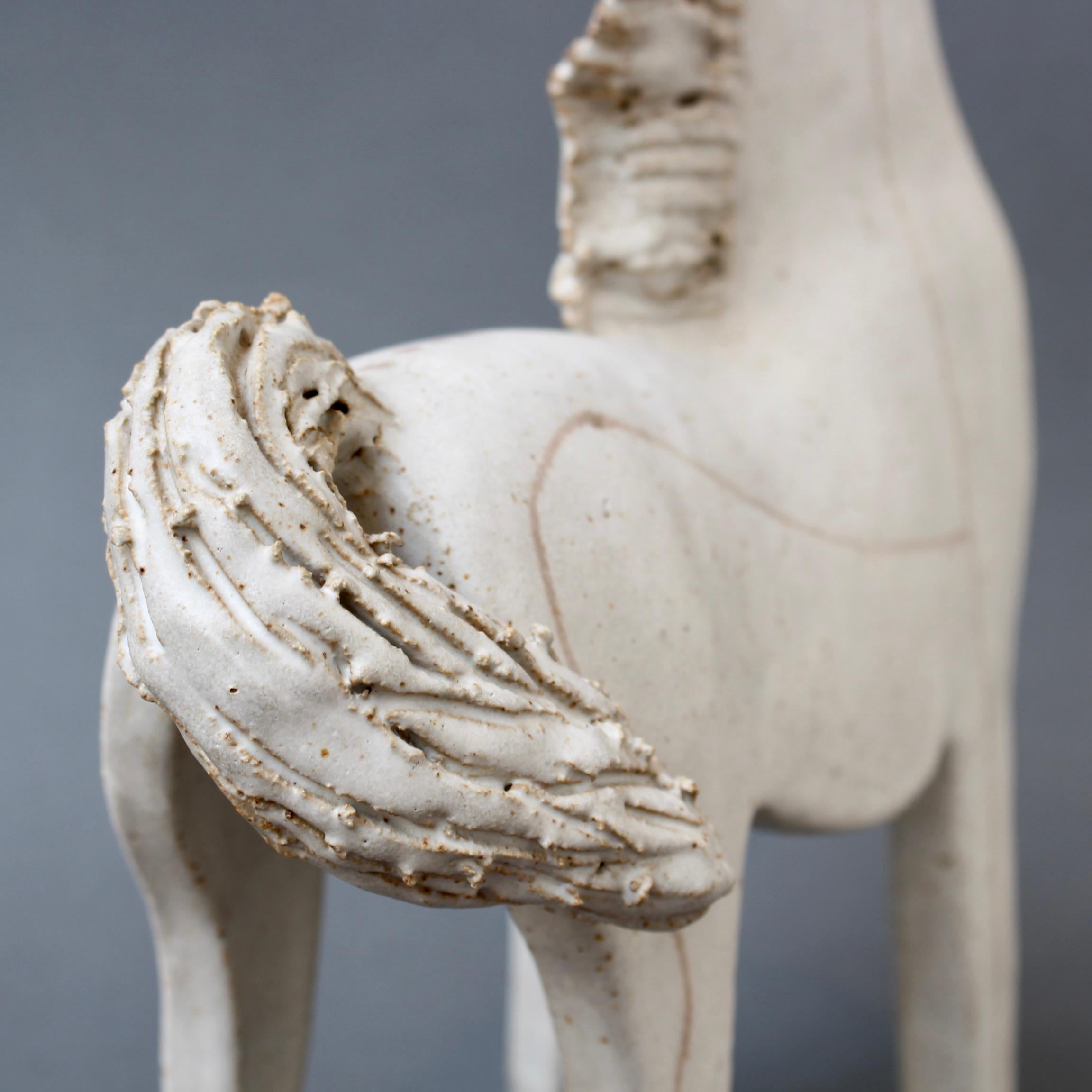 Vintage Ceramic Horse by Bruno Gambone (circa 1970s) - Large For Sale 12