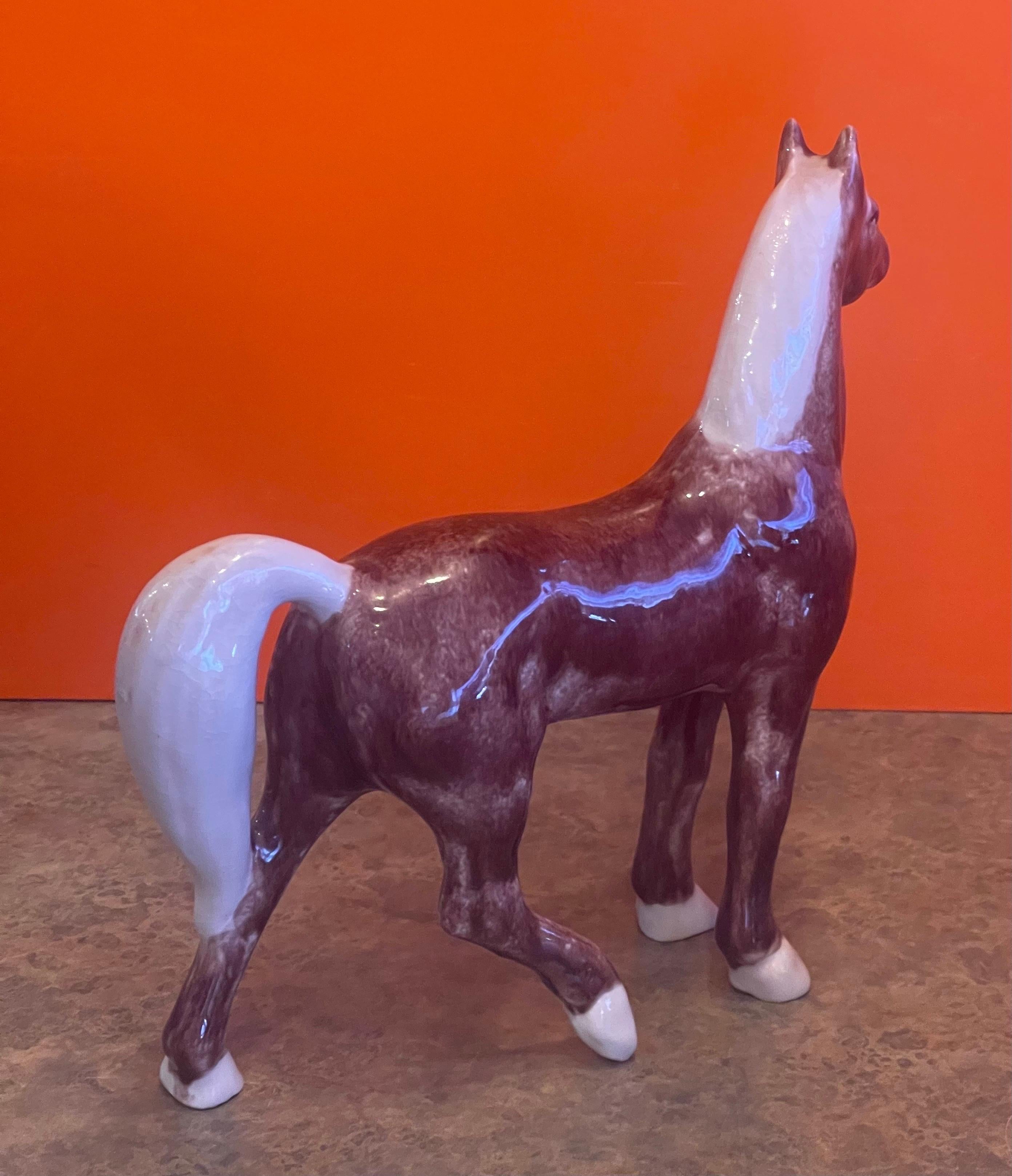 red horse figurine
