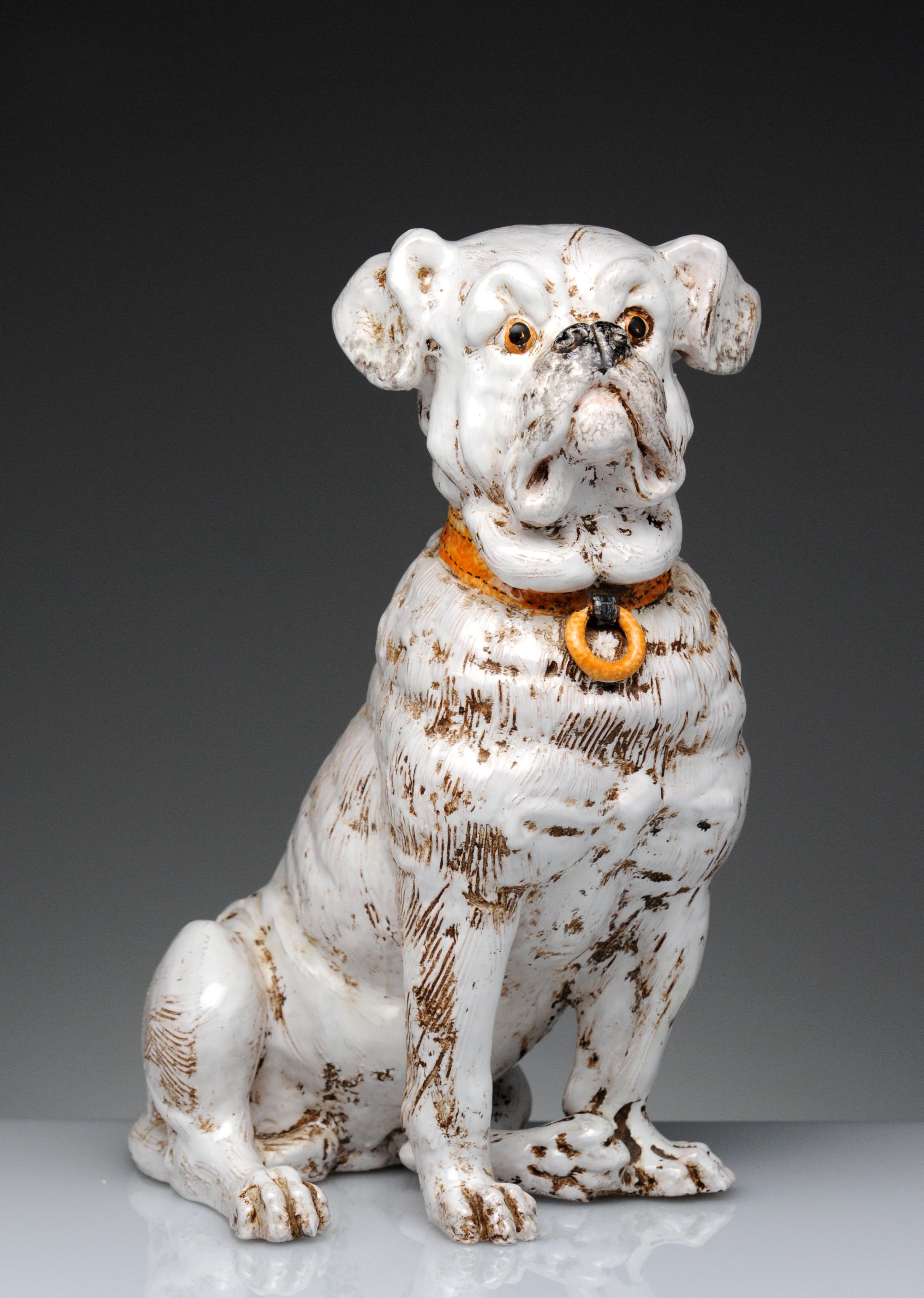 Vintage Ceramic Italian Dog Sculpture 5