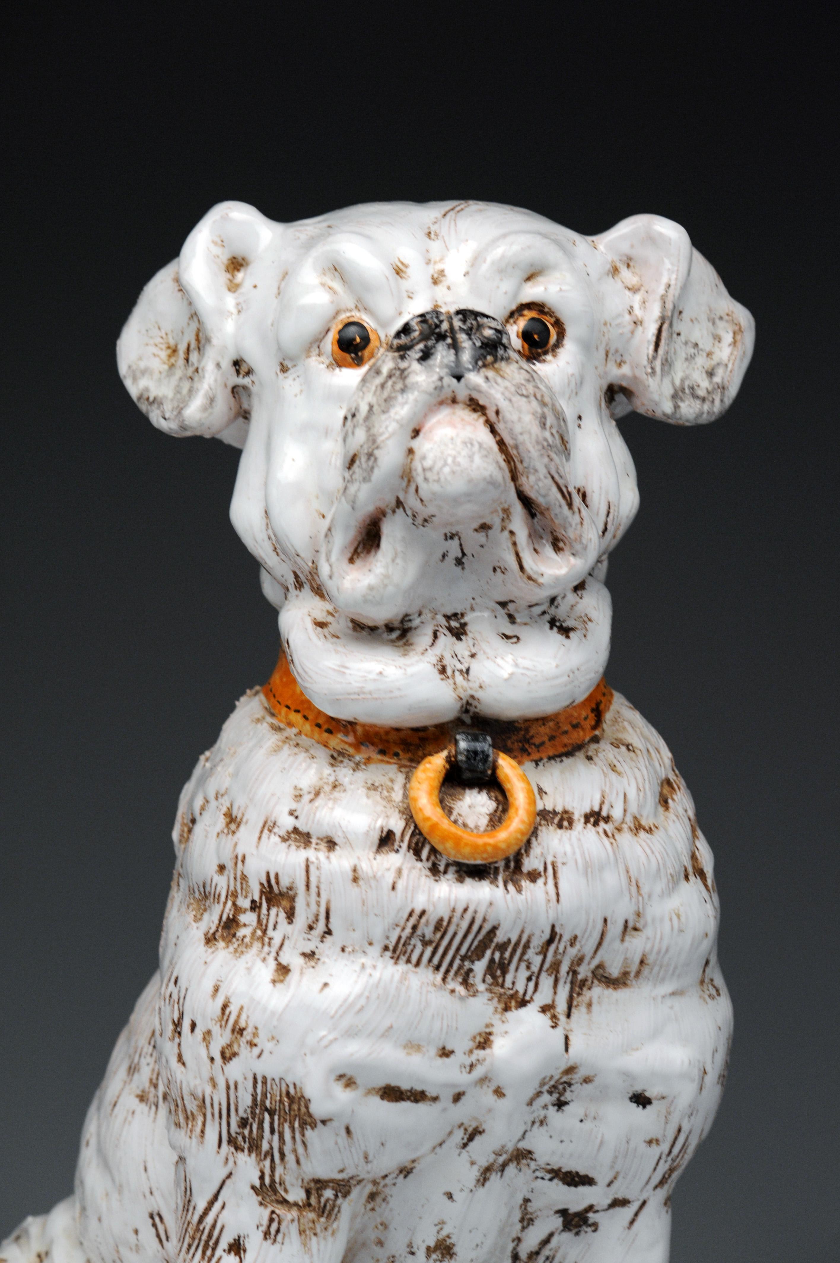 Vintage Ceramic Italian Dog Sculpture 7
