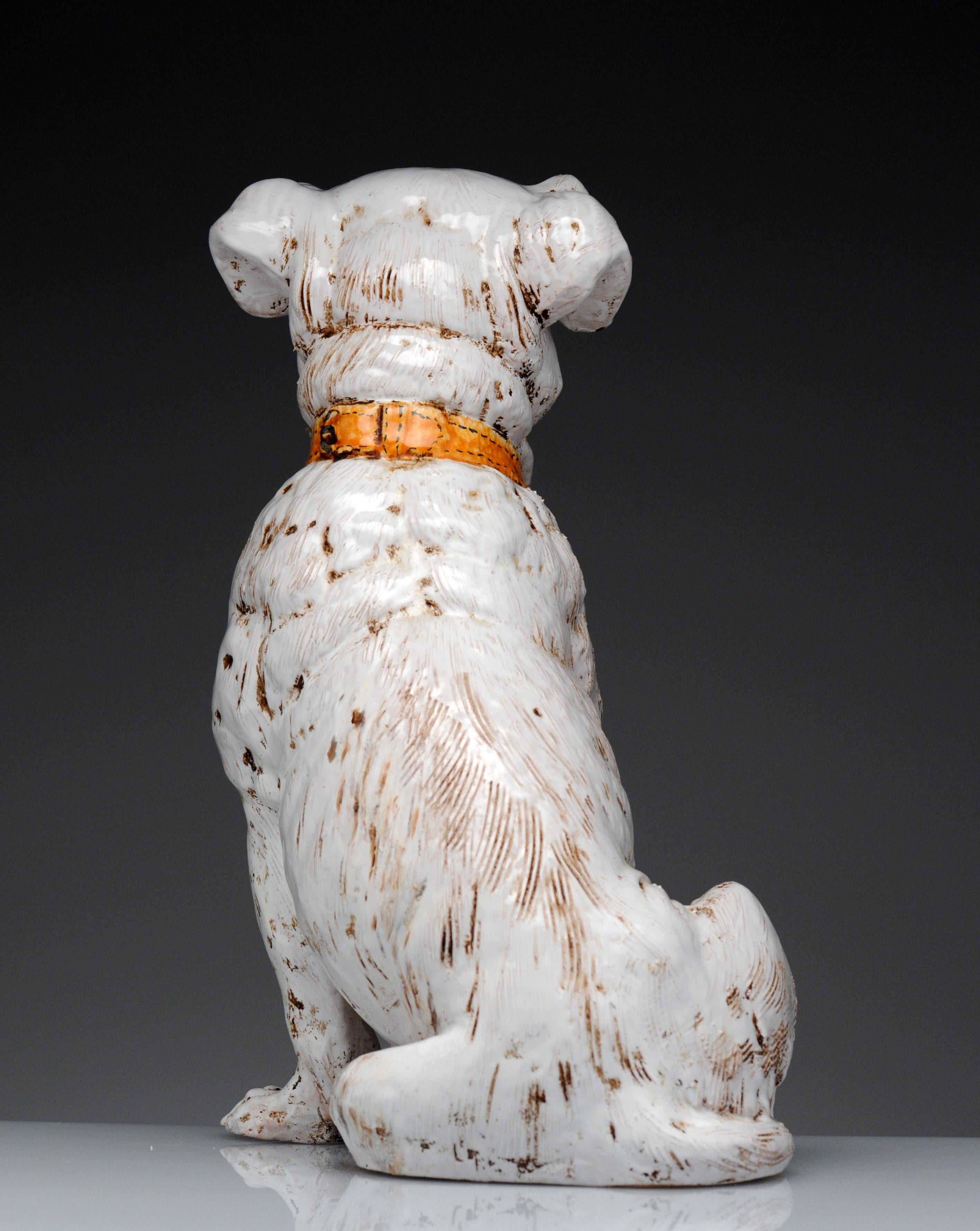 Vintage Ceramic Italian Dog Sculpture 4