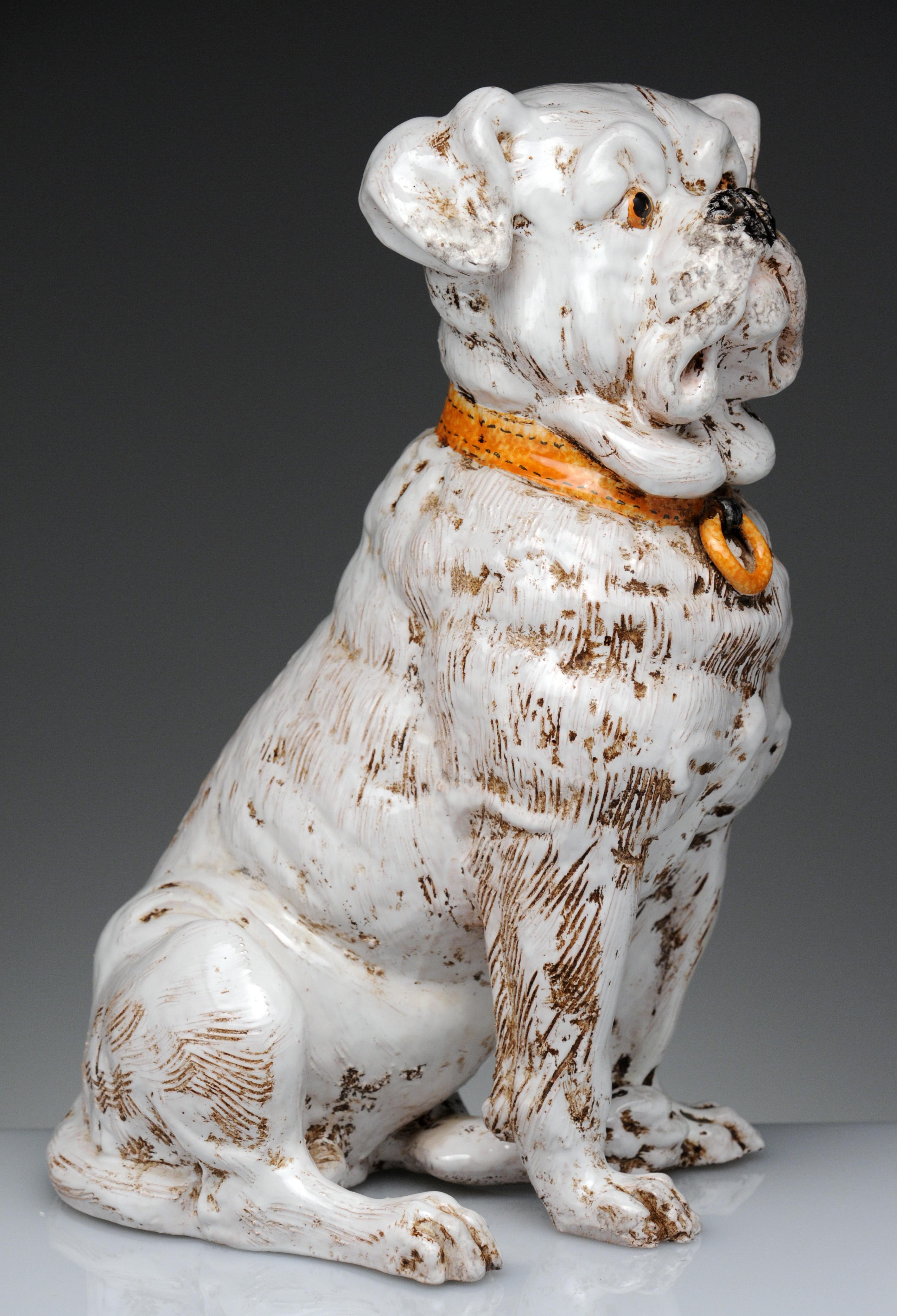 Vintage Ceramic Italian Dog Sculpture 4