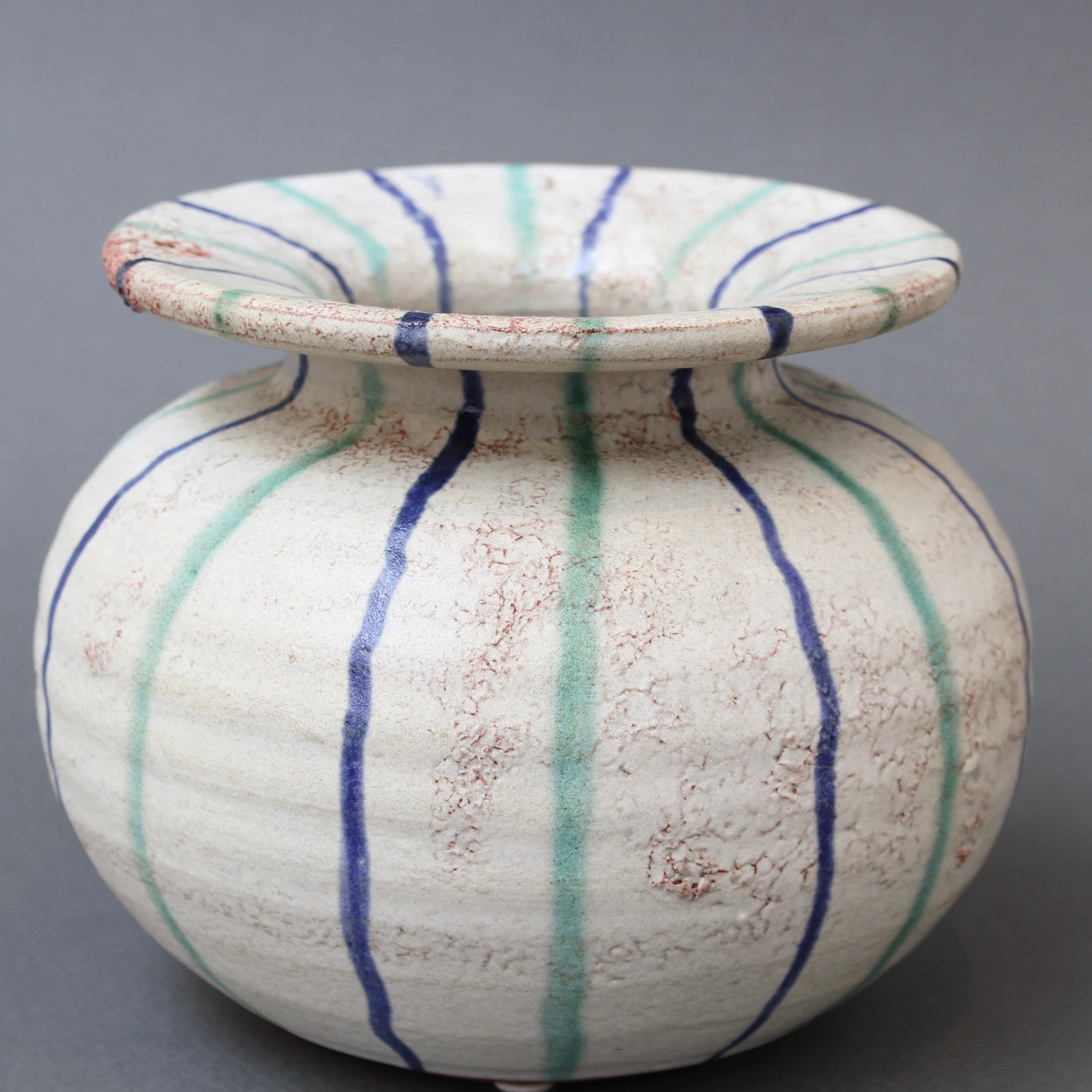 Vintage Ceramic Italian Vase Attributed to Aldo Londi for Bitossi (circa 1960s) For Sale 6