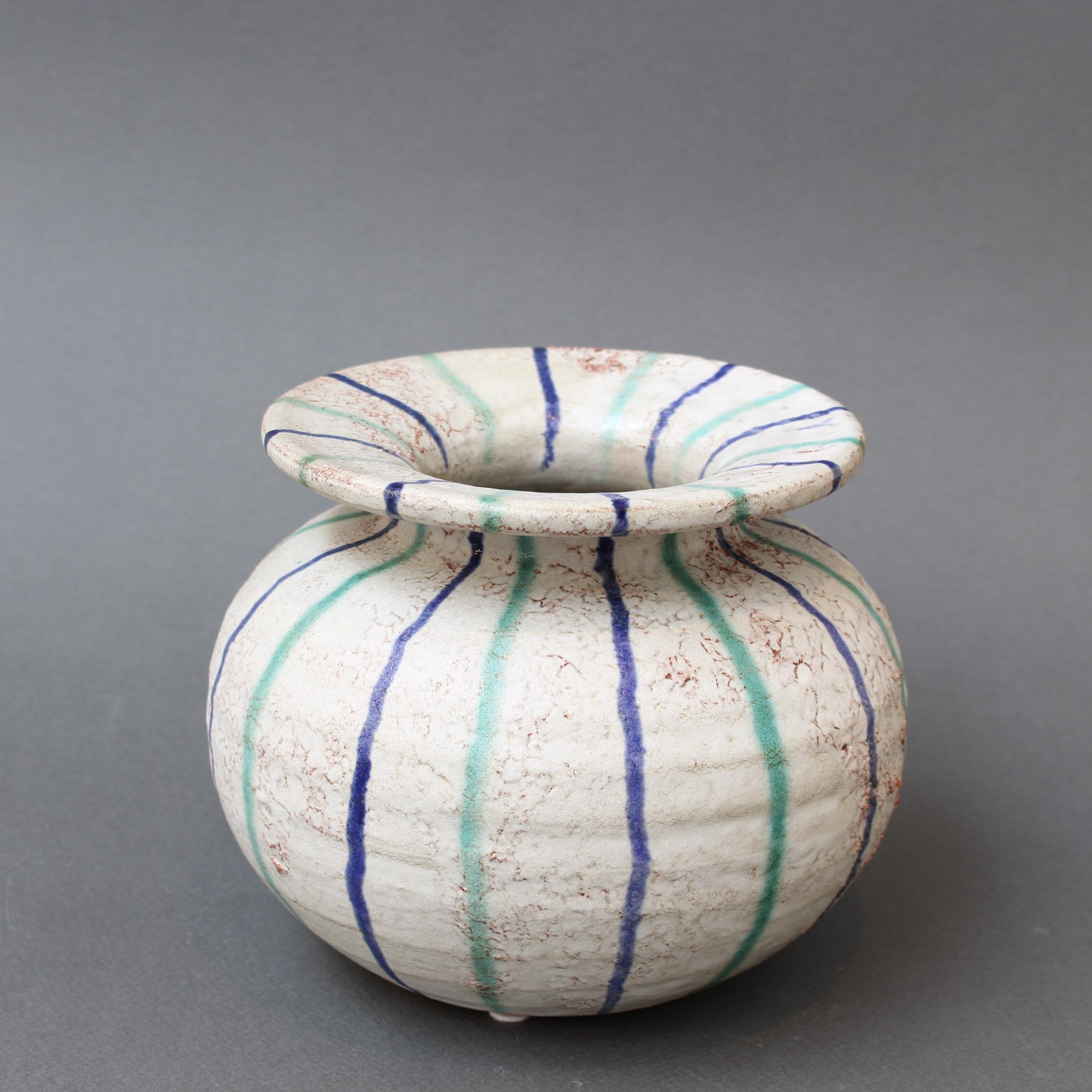 Vase italien vintage en céramique attribué à Aldo Londi pour Bitossi (circa 1960) en vente 1
