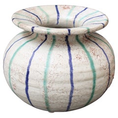 Vaso italiano in ceramica d'epoca attribuito ad Aldo Londi per Bitossi (circa anni '60)