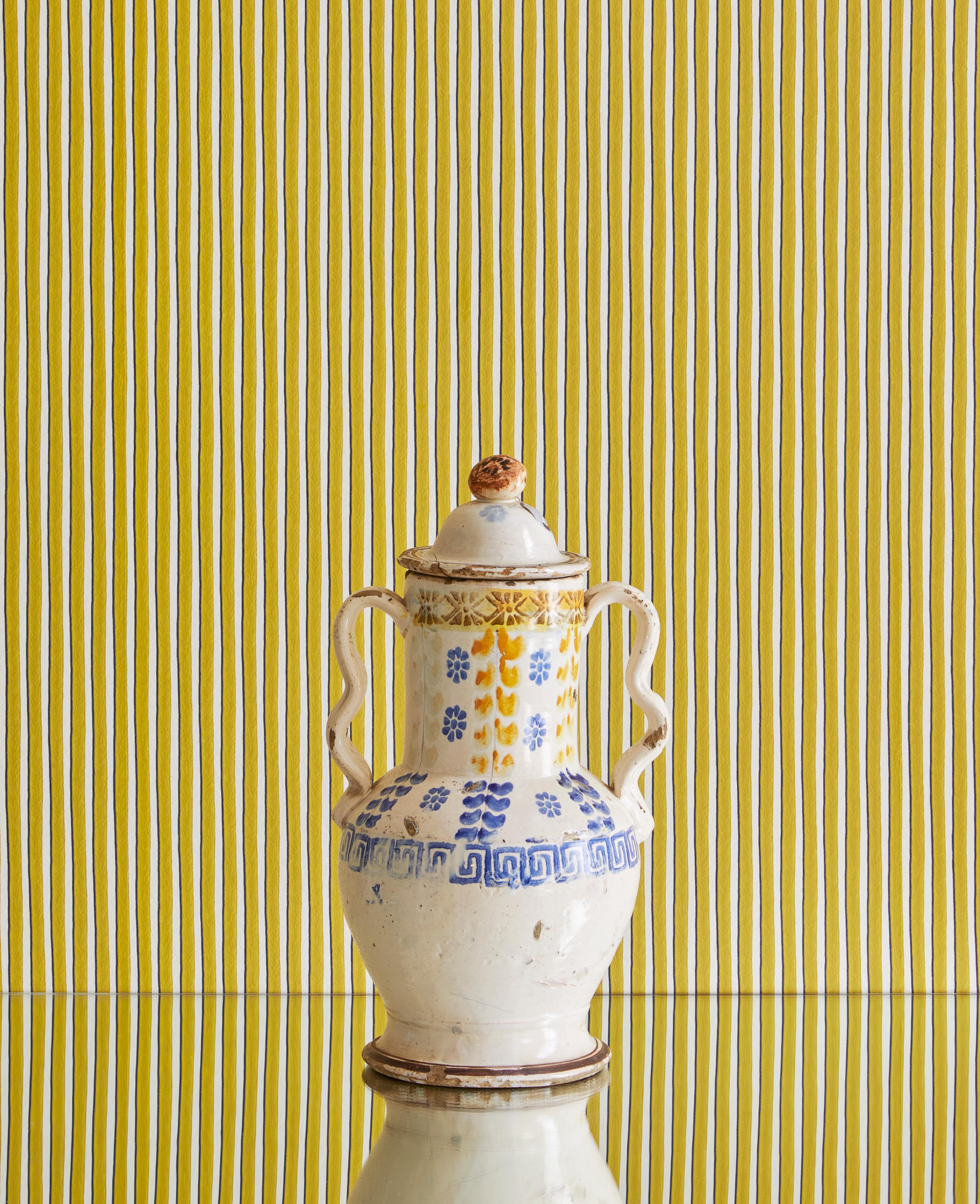 Italy, late 19th century

Ceramic jar with handles from Grottaglie.


