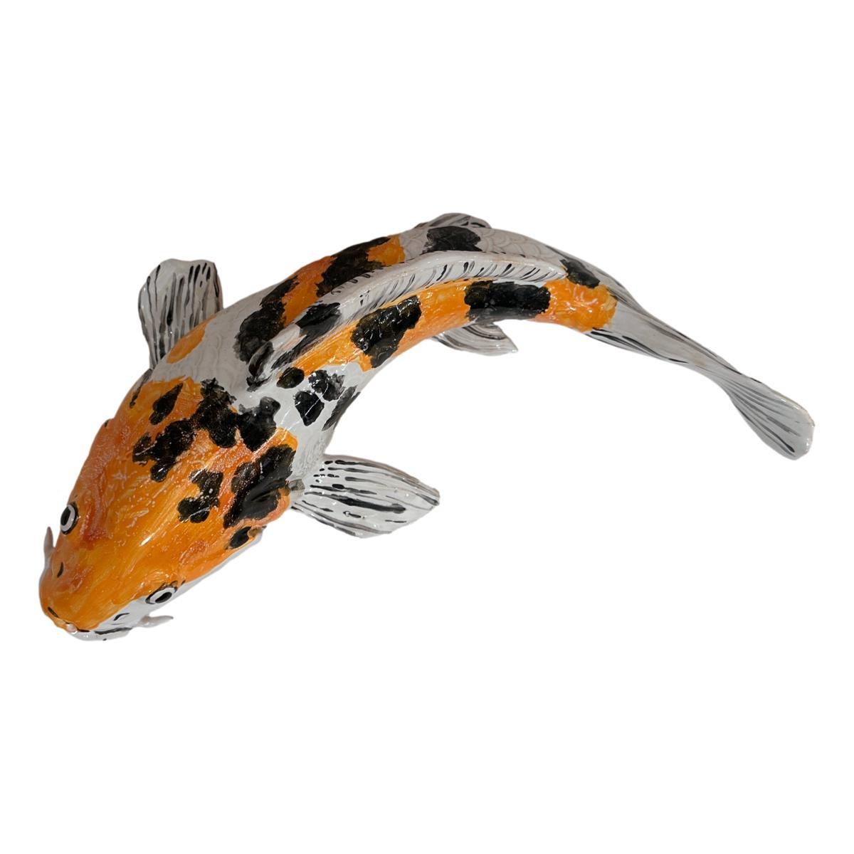 Keramik- Koi-Fisch aus Keramik (Italienisch) im Angebot