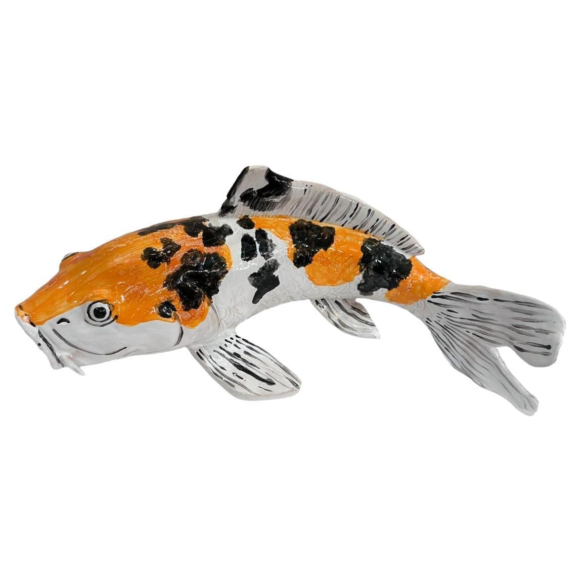 Vintage Ceramic Koi Fish