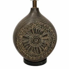 Lampe vintage en céramique