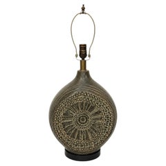 Lampe vintage en céramique