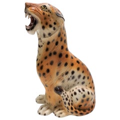 Retro Ceramic Leopard, 1970s
