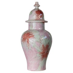 Vintage Ceramic Lidded Vase, Italy, 1990s