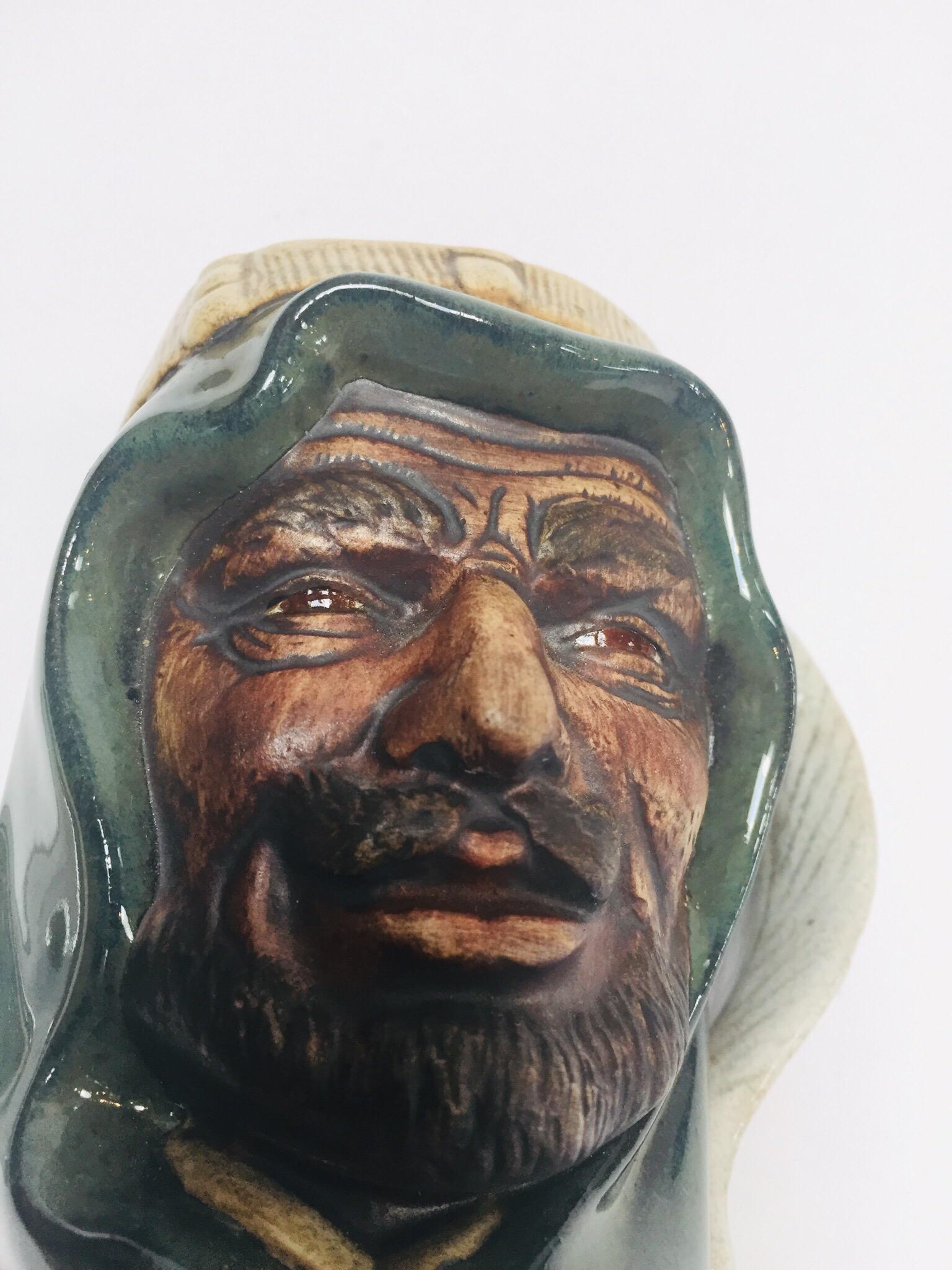 Vintage Ceramic Middle Eastern Arab Man Character Toby Mug 4