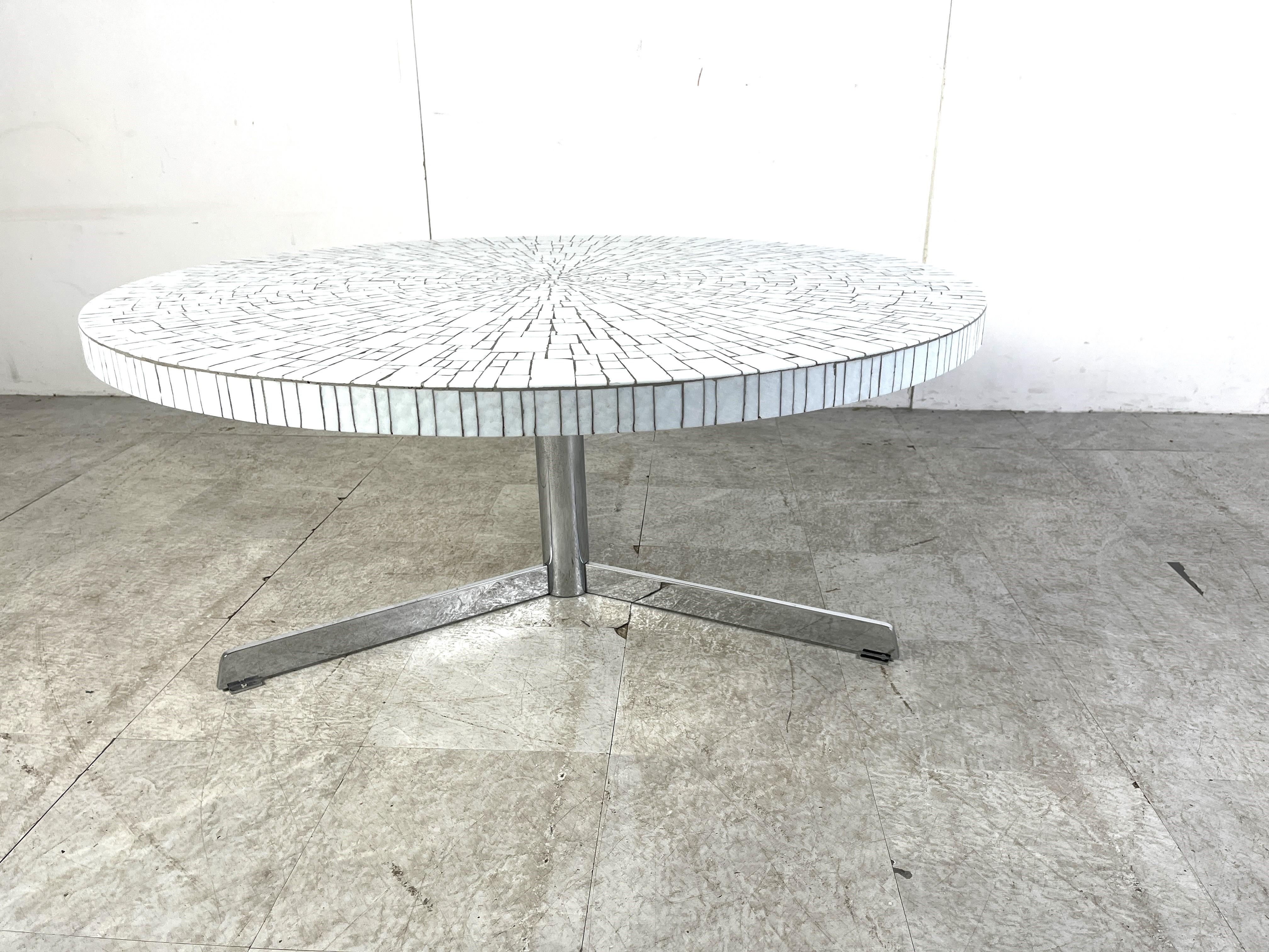 Vintage ceramic mosaic coffee table by Heins Lilienthal, 1960s For Sale 4