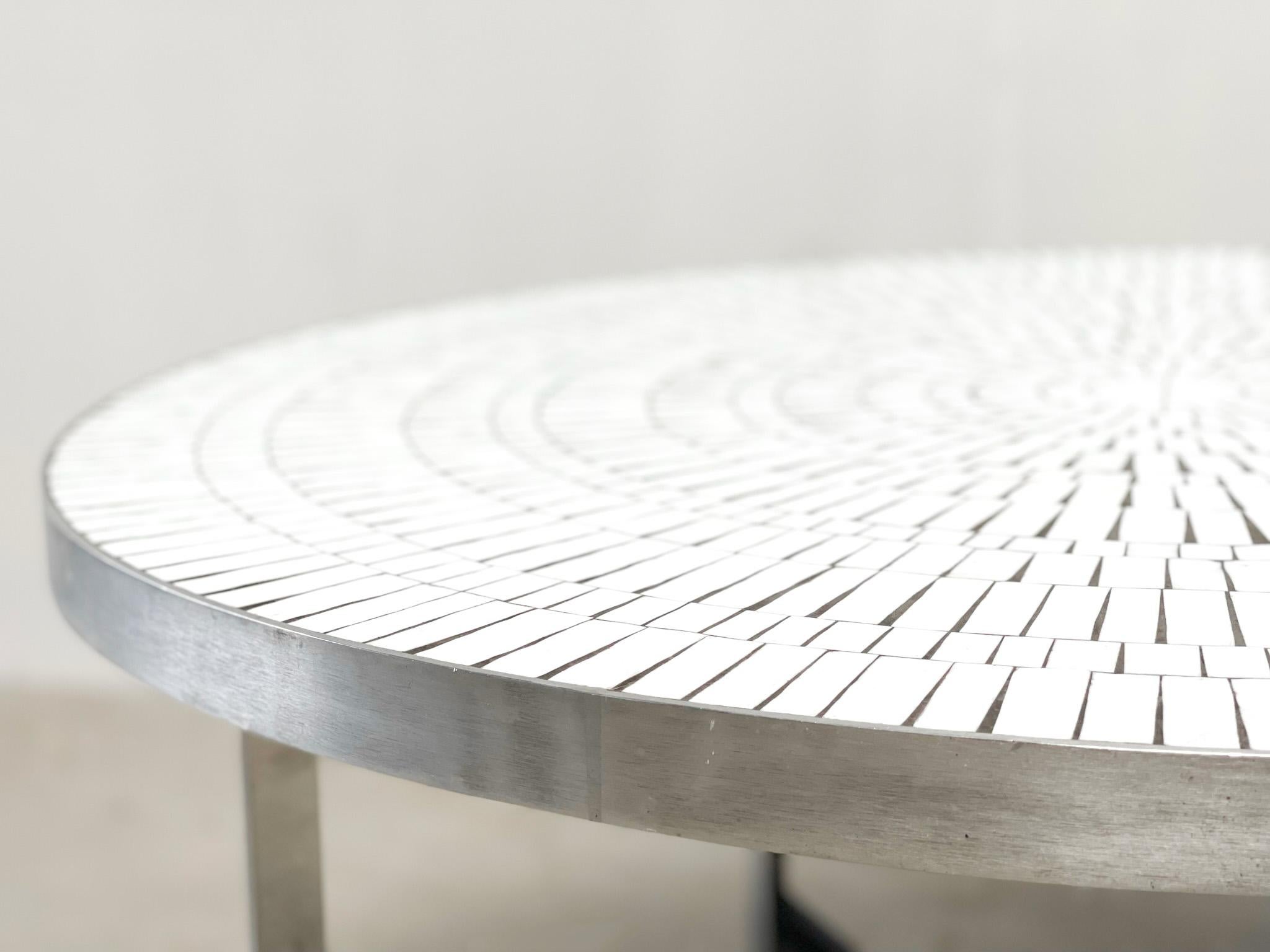 Tavolino in ceramica a mosaico vintage di Heins Lilienthal, anni '60 8
