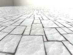 Mesa de centro vintage de mosaico cerámico de Heins Lilienthal, años 60