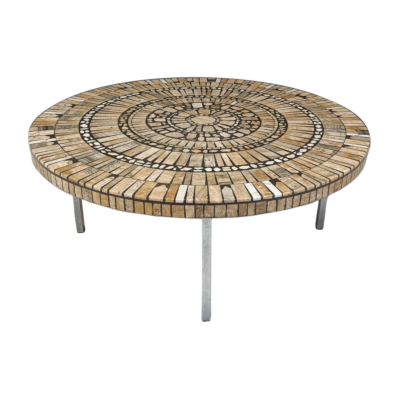 Vintage ceramic mosaic coffee table by Heins Lilienthal, 1960s