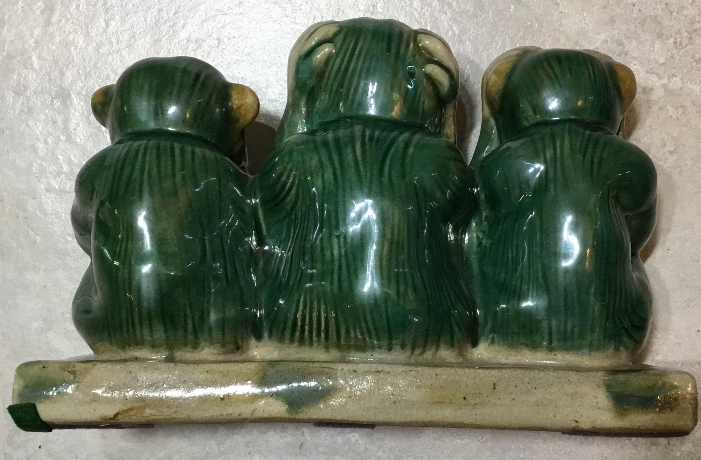 Vintage Ceramic of the Three Monkey 3