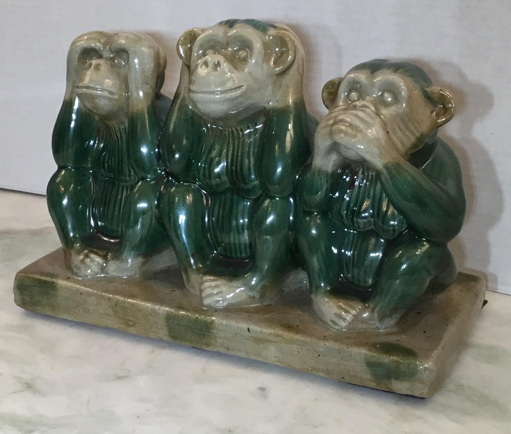ceramic monkeys