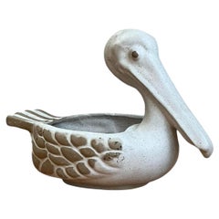 Vintage Ceramic Pelican Bowl