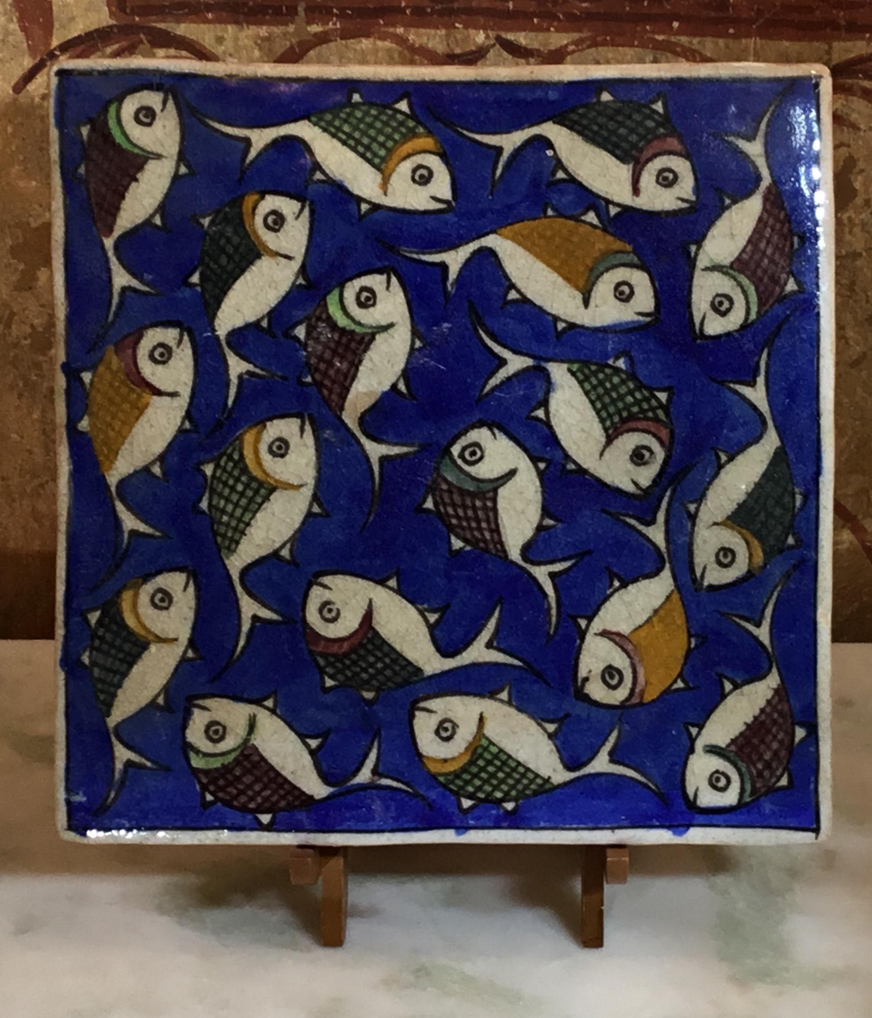 Vintage Ceramic Persian Tile 6