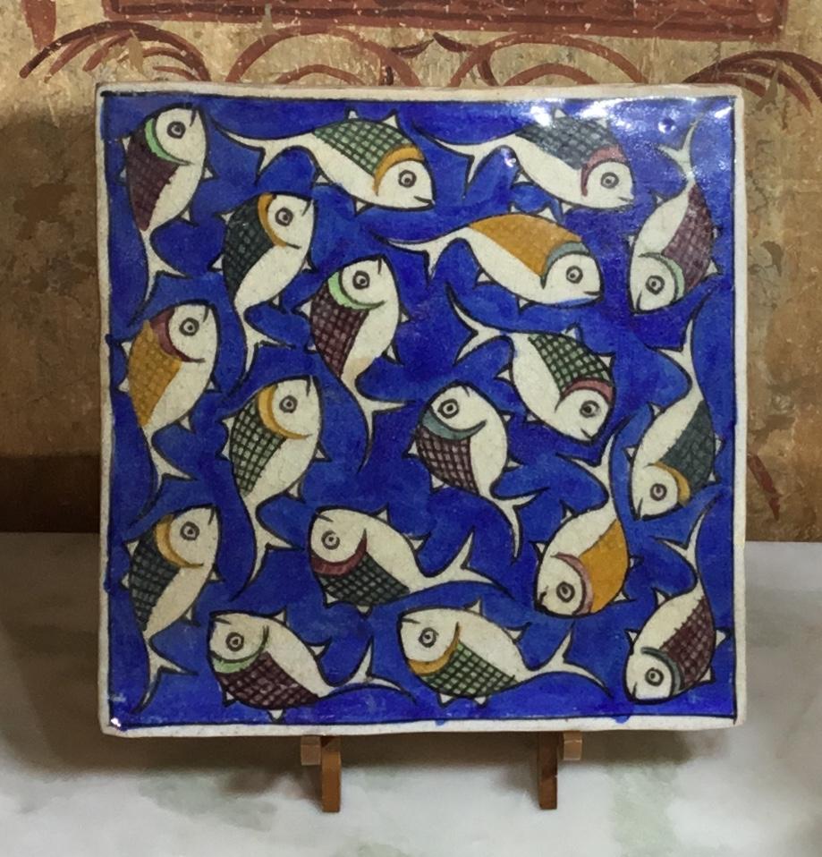 Vintage Ceramic Persian Tile 7