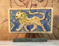 Vintage Ceramic Persian Tile