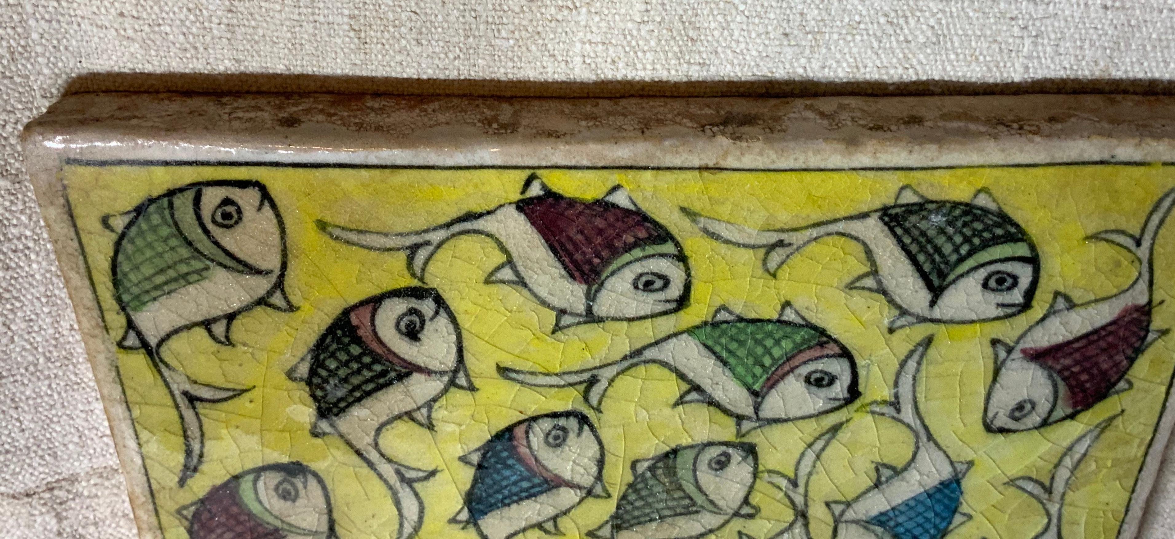 Vintage Ceramic Persian Tile 2