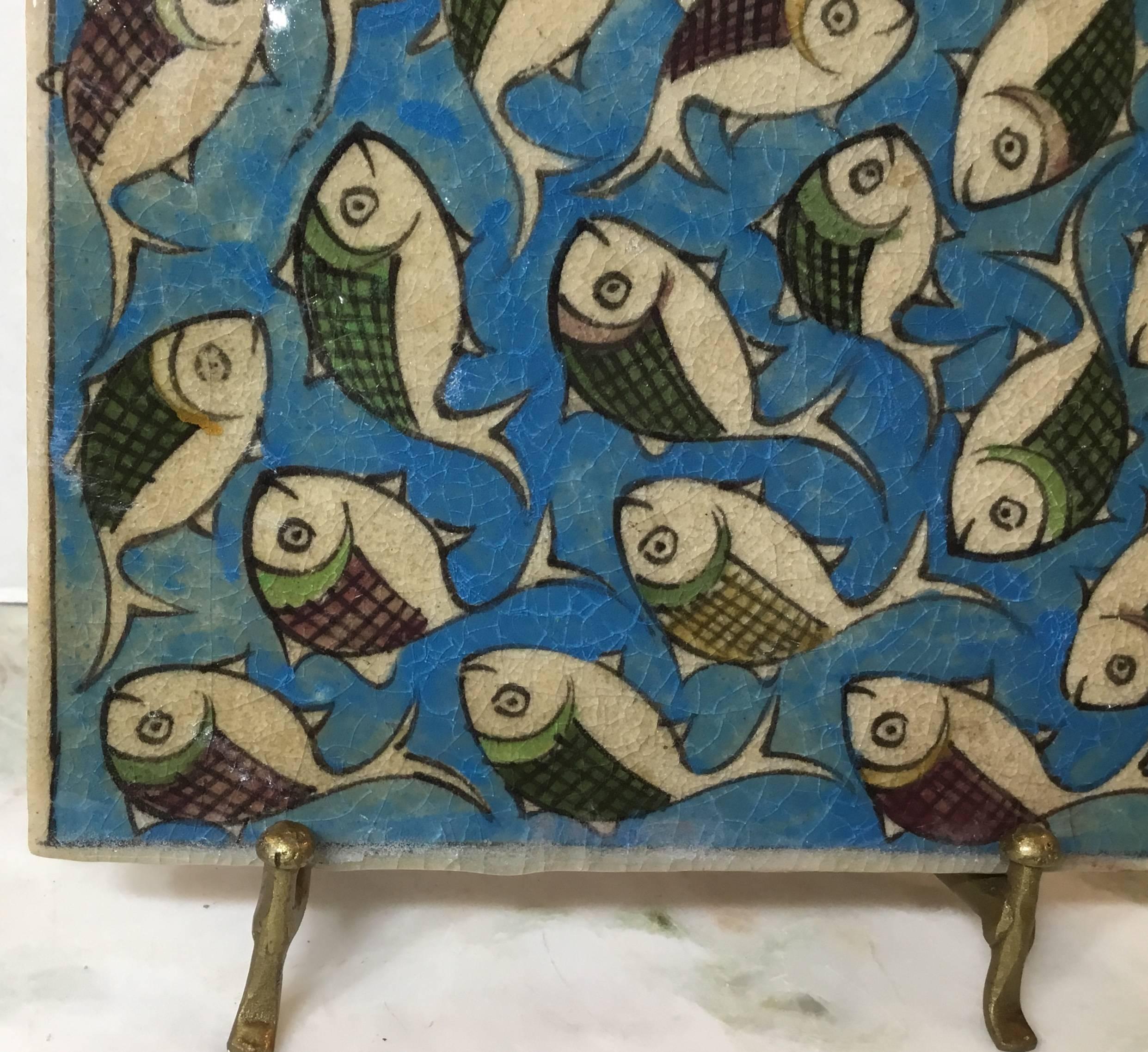 Vintage Ceramic Persian Tile 2