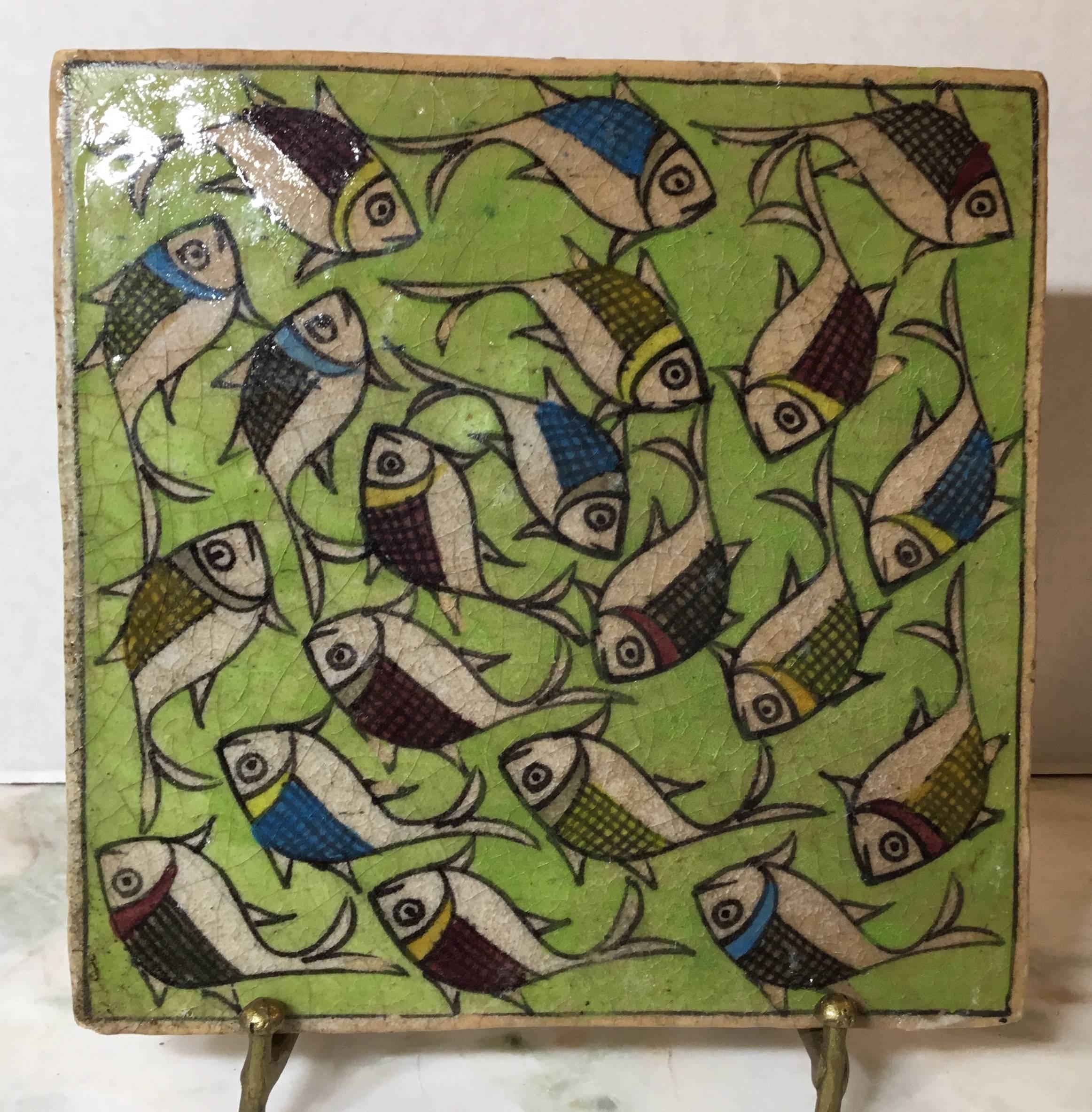 Vintage Ceramic Persian Tile 3