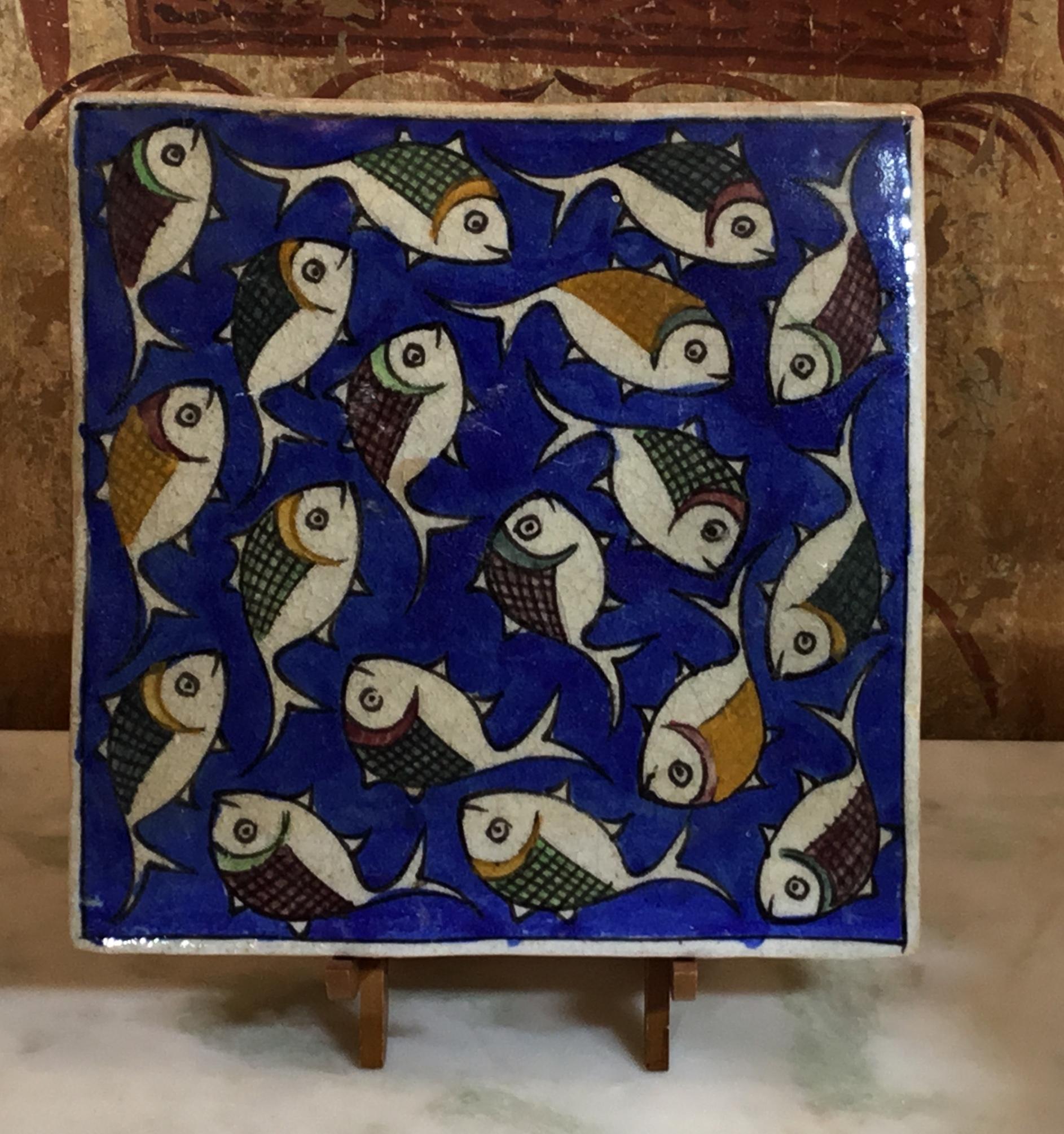 Vintage Ceramic Persian Tile 3