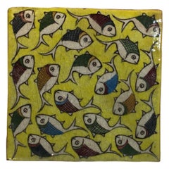 Vintage Ceramic Persian Tile