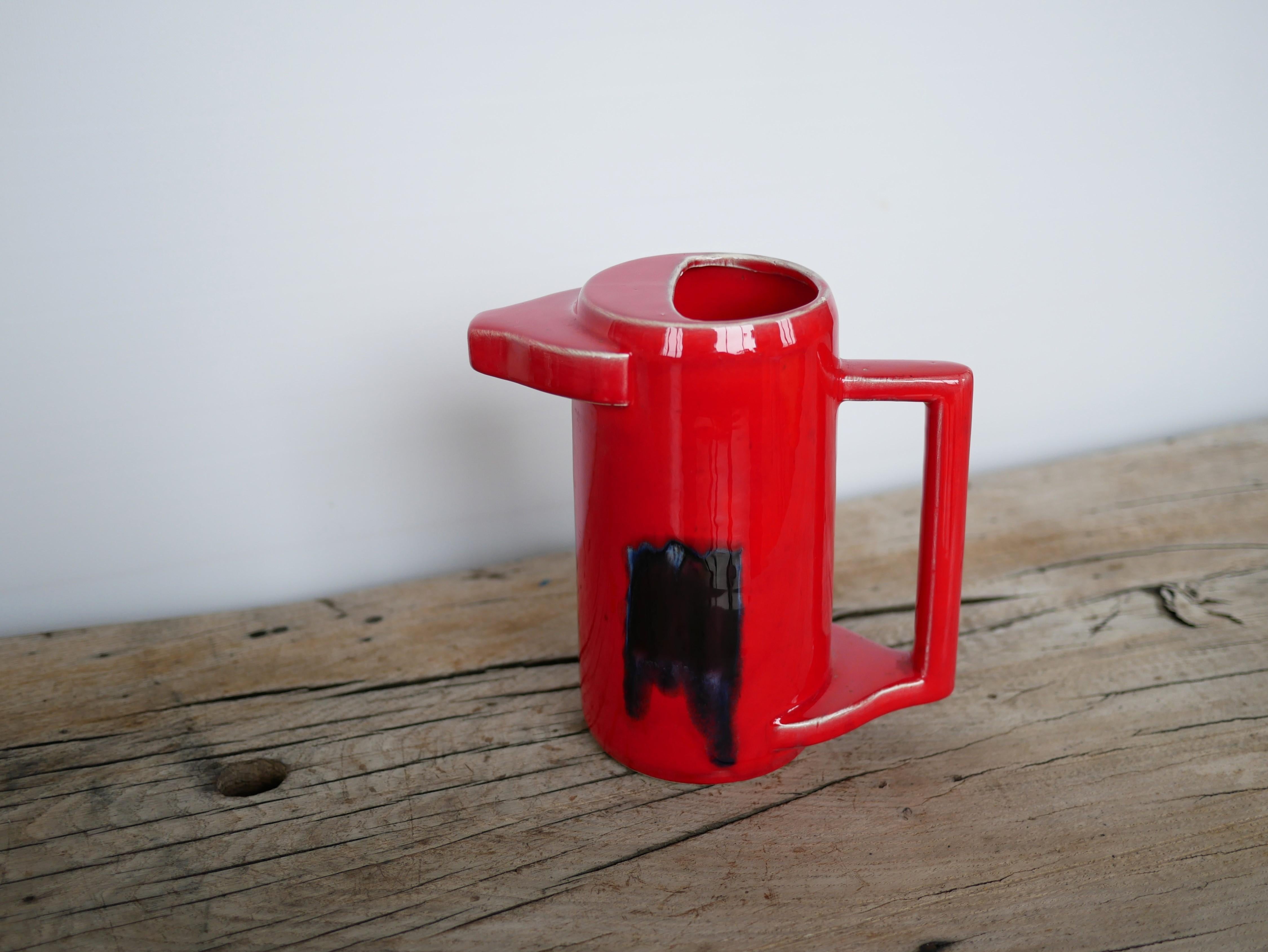 Vintage ceramic pitcher For Sale 4