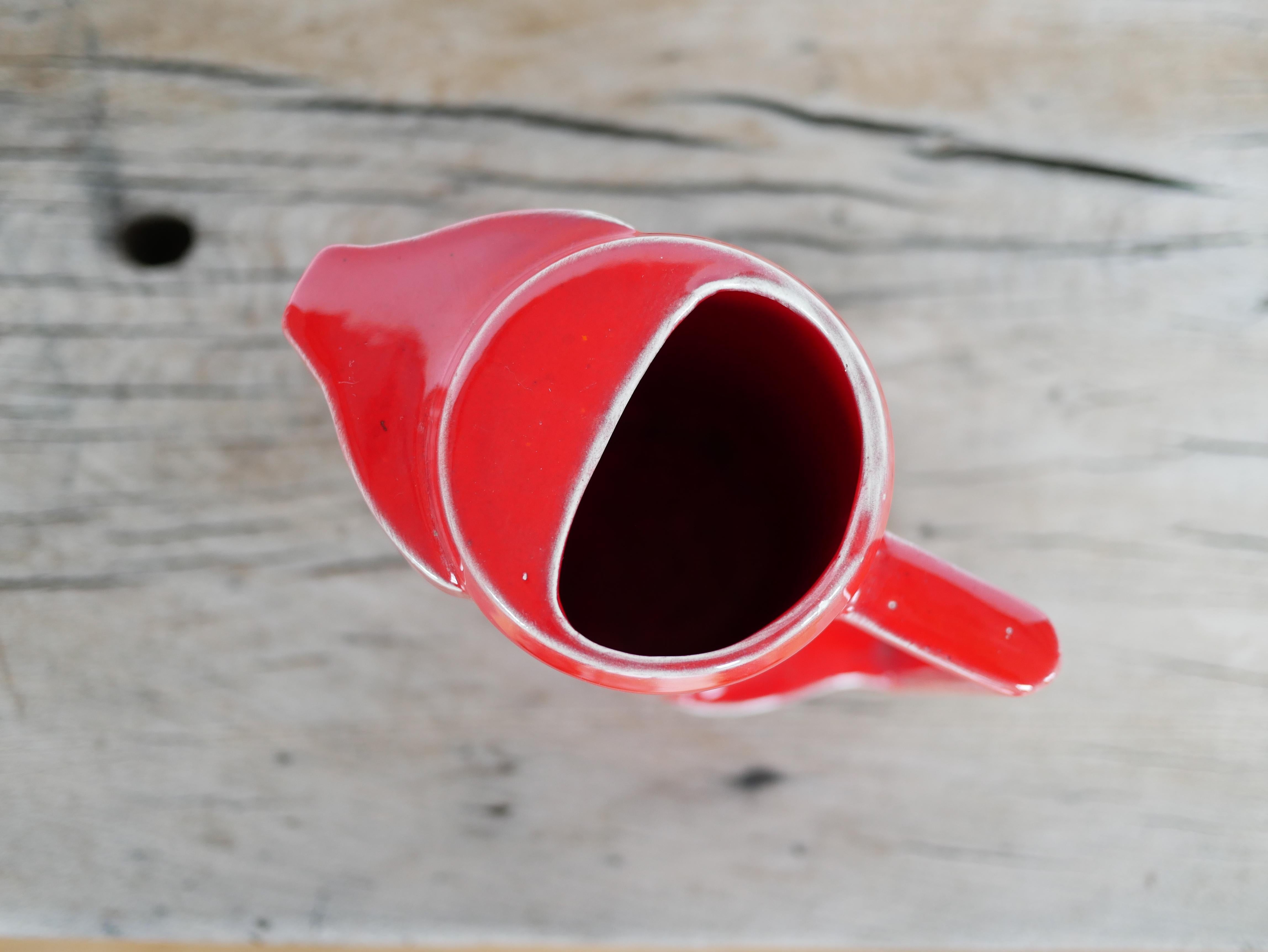 Vintage ceramic pitcher For Sale 5