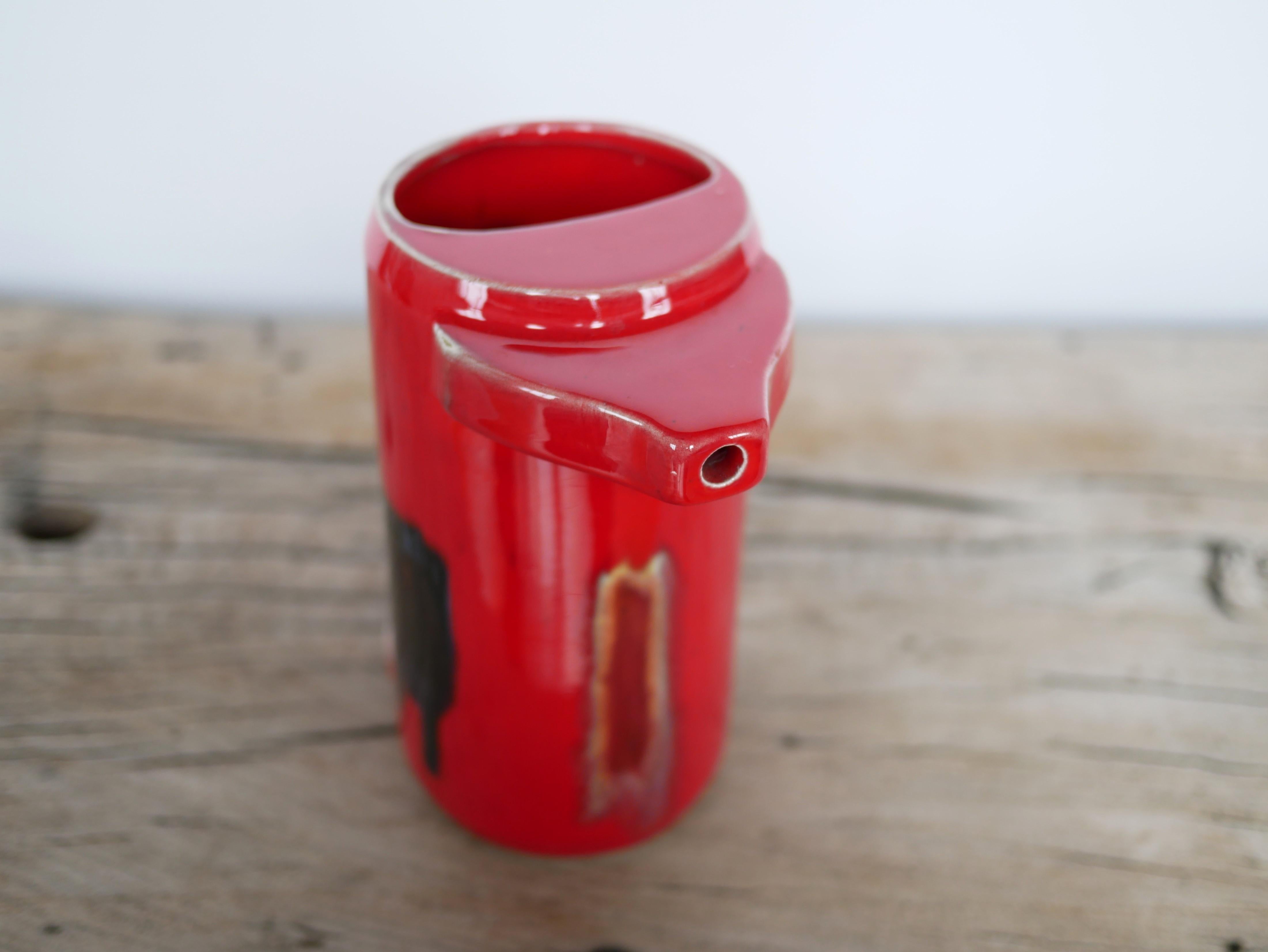 Vintage ceramic pitcher For Sale 6