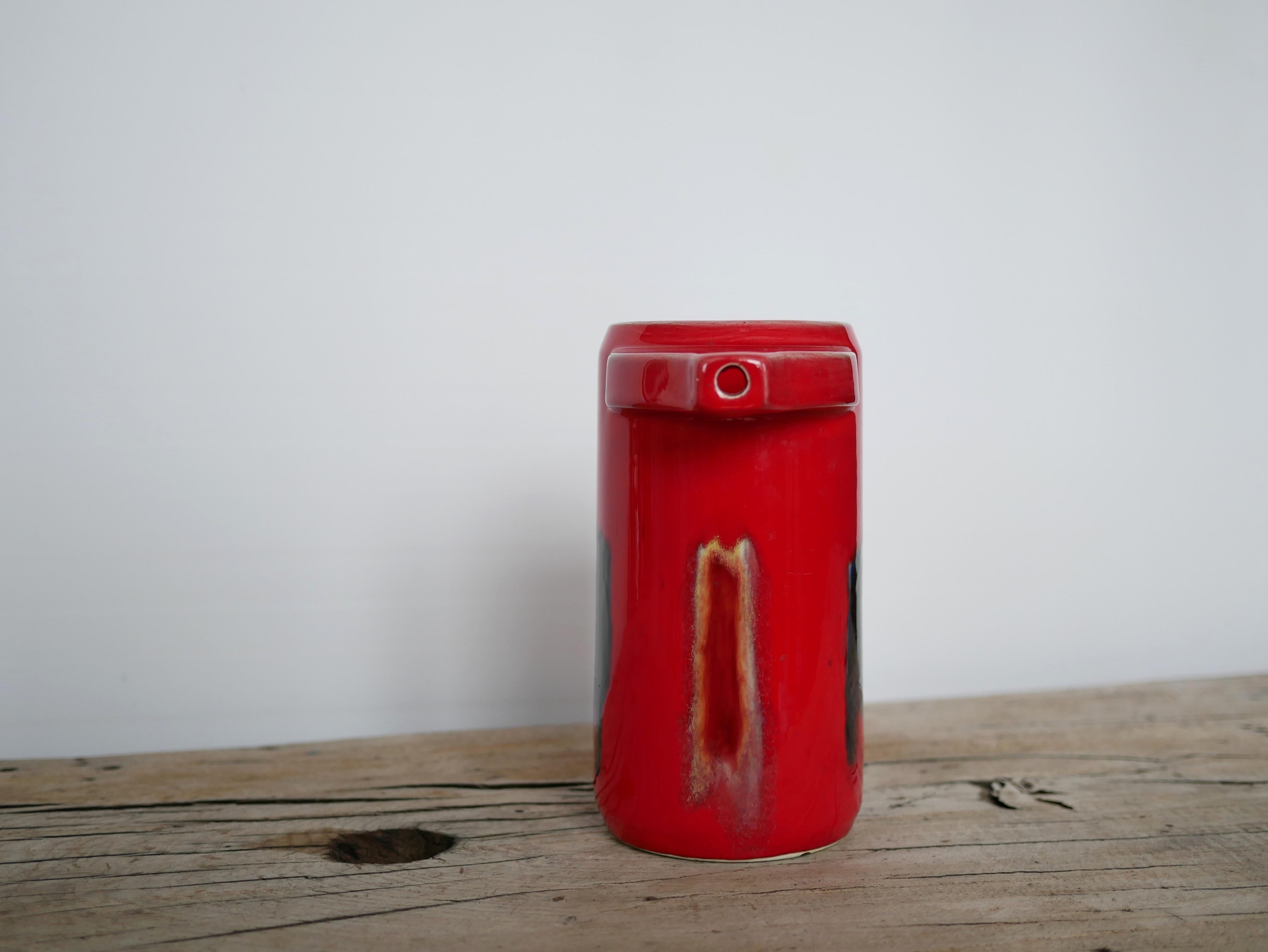French Vintage ceramic pitcher For Sale