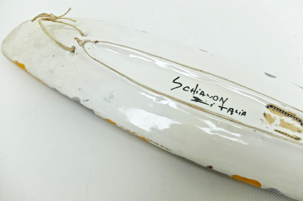 Keramischer Teller von Elio Schiavon, Italien im Zustand „Gut“ im Angebot in Essen, NW