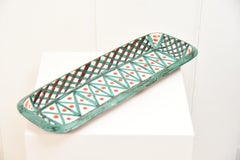 Vintage Ceramic Platter - A. Fazio - Artisan Vallauris.