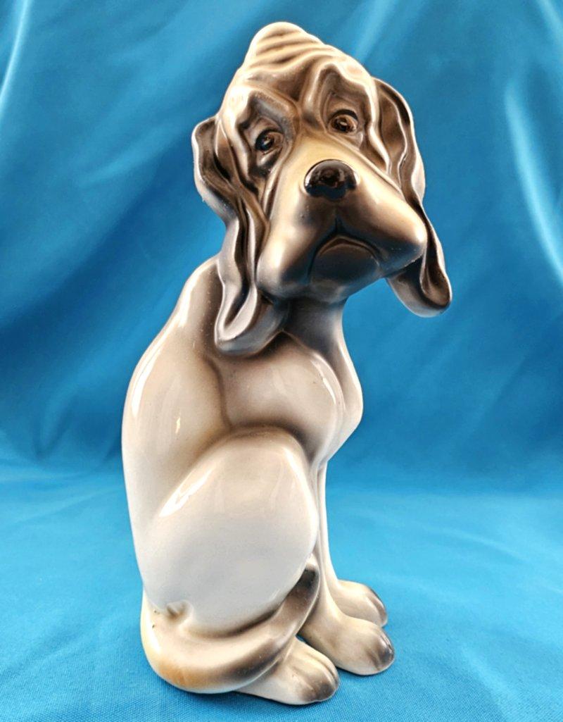 Eight Inch Tall Mid-Century Modern Ceramic / Porcelain Hound Dog
UPDATE: Due to agreement with 1stDibs, we'll be staying through the end of the year.
Here's another unique mid-century modern sculpture that could make a good gift for the hound or