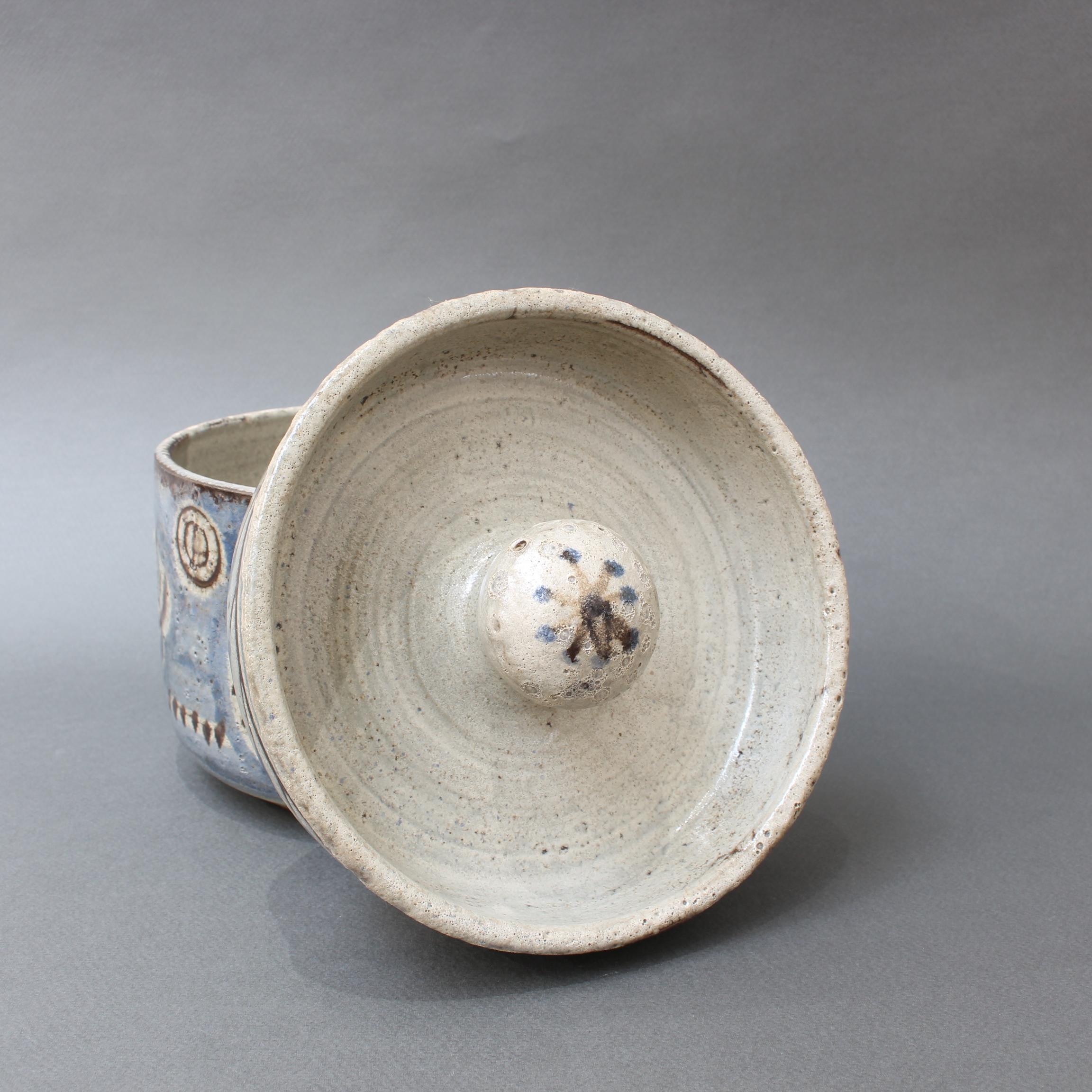 Vintage Ceramic Pot by Gustave Reynaud, Le Mûrier, circa 1950s 2