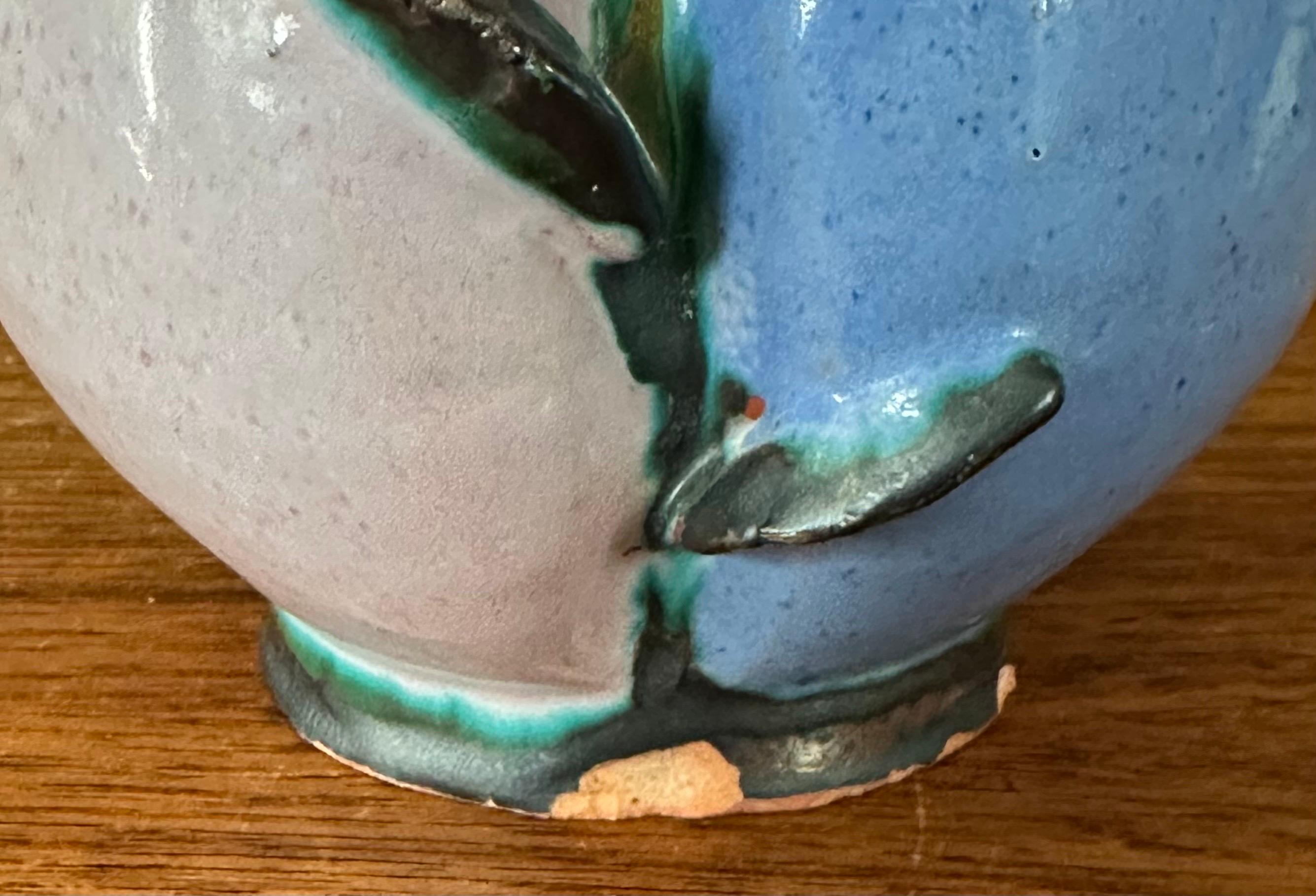 Vintage Ceramic Pottery Vase by Walter Bosse - Rare For Sale 5