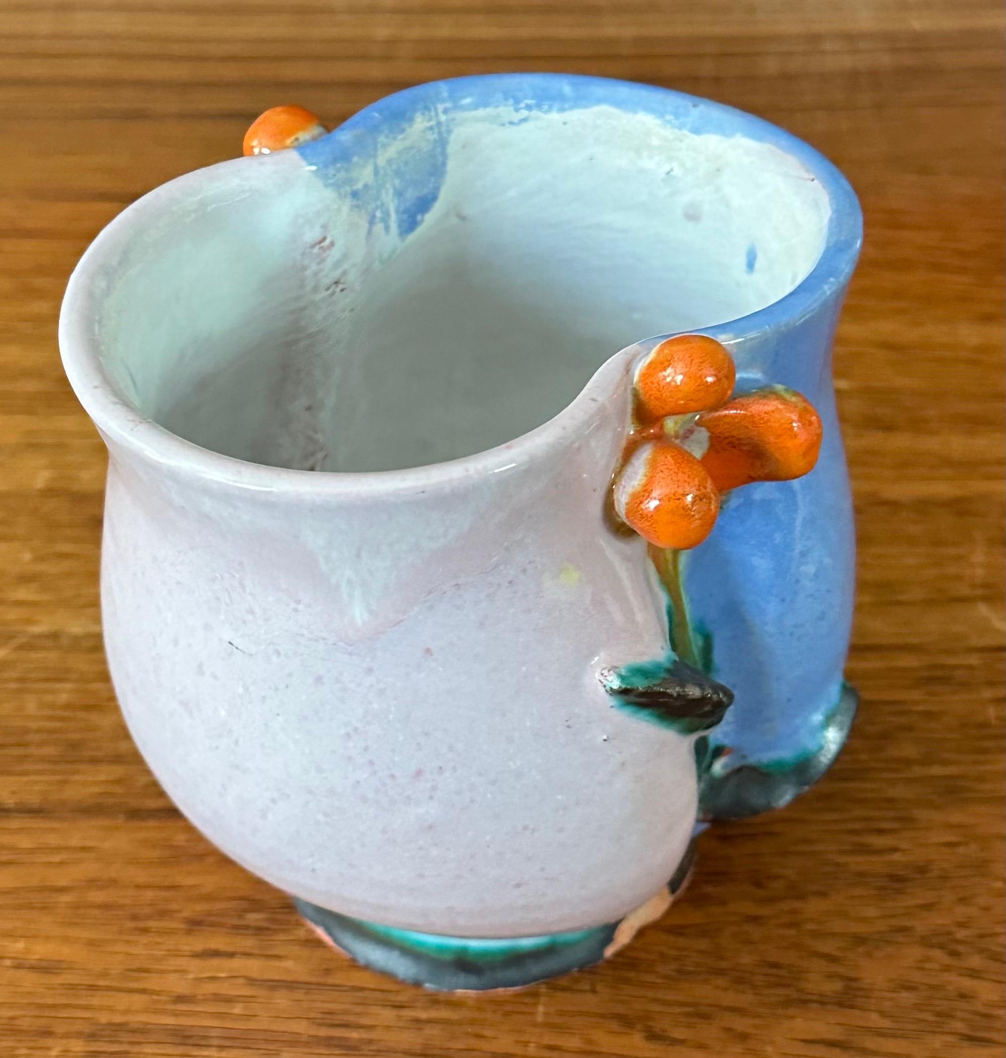Vintage Ceramic Pottery Vase by Walter Bosse - Rare For Sale 1