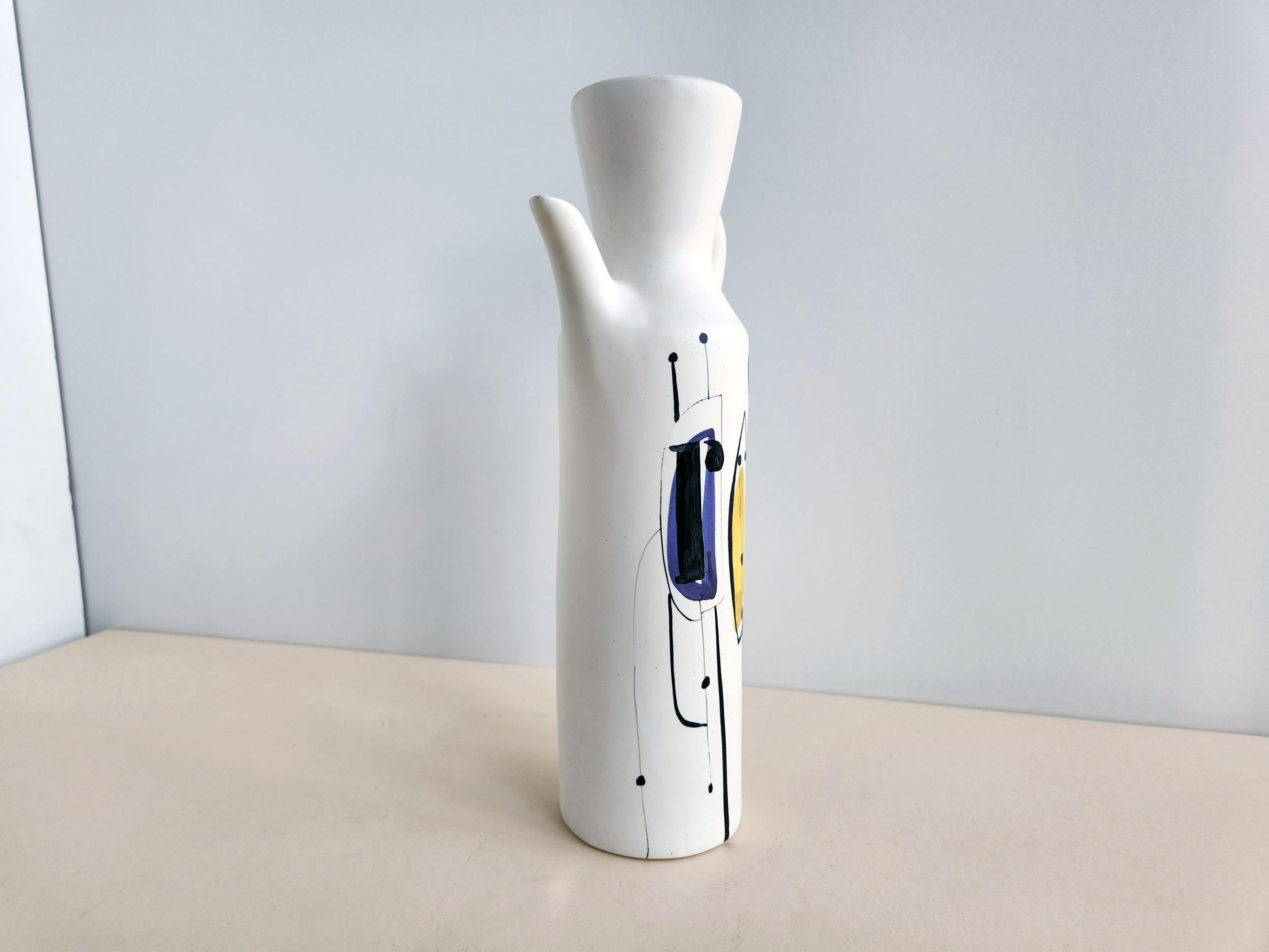 Mid-Century Modern Roger Capron - Flasque à chevreuil vintage en céramique  en vente