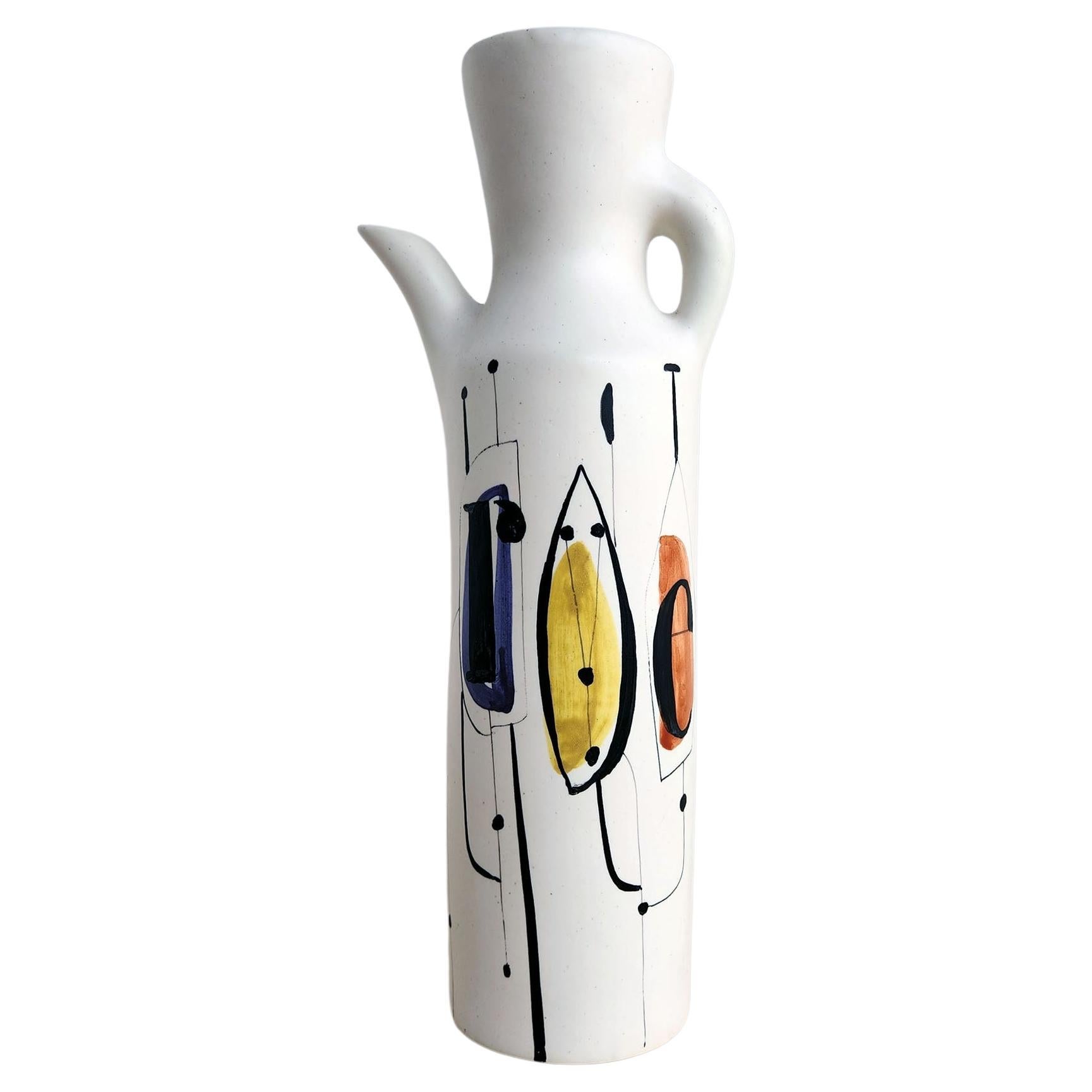 Roger Capron - Vintage Keramik-Seil-Flask aus Keramik 