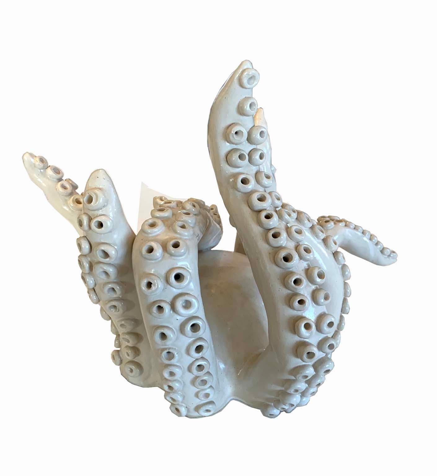 Vintage Ceramic Sculpture Octopus 1