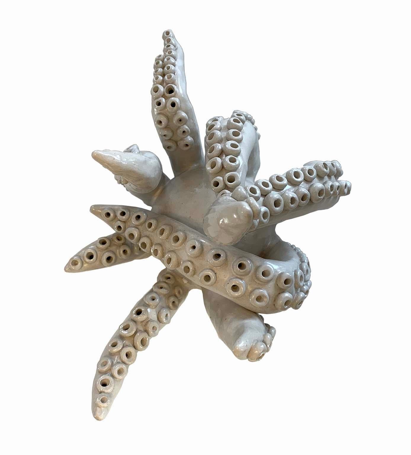 Vintage Ceramic Sculpture Octopus 2