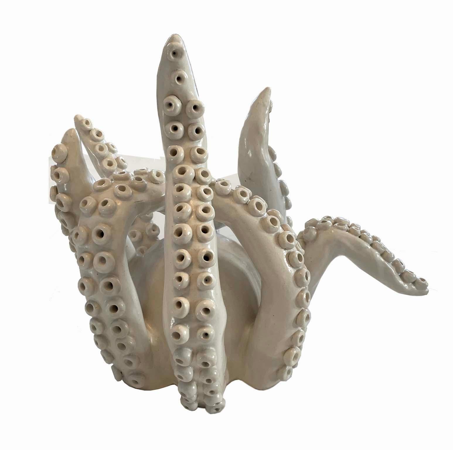 Vintage Ceramic Sculpture Octopus 3