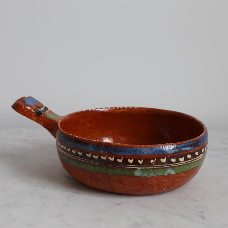 Vintage Ceramic Serving Dishes, Set of 2, Mexican Pottery For Sale at